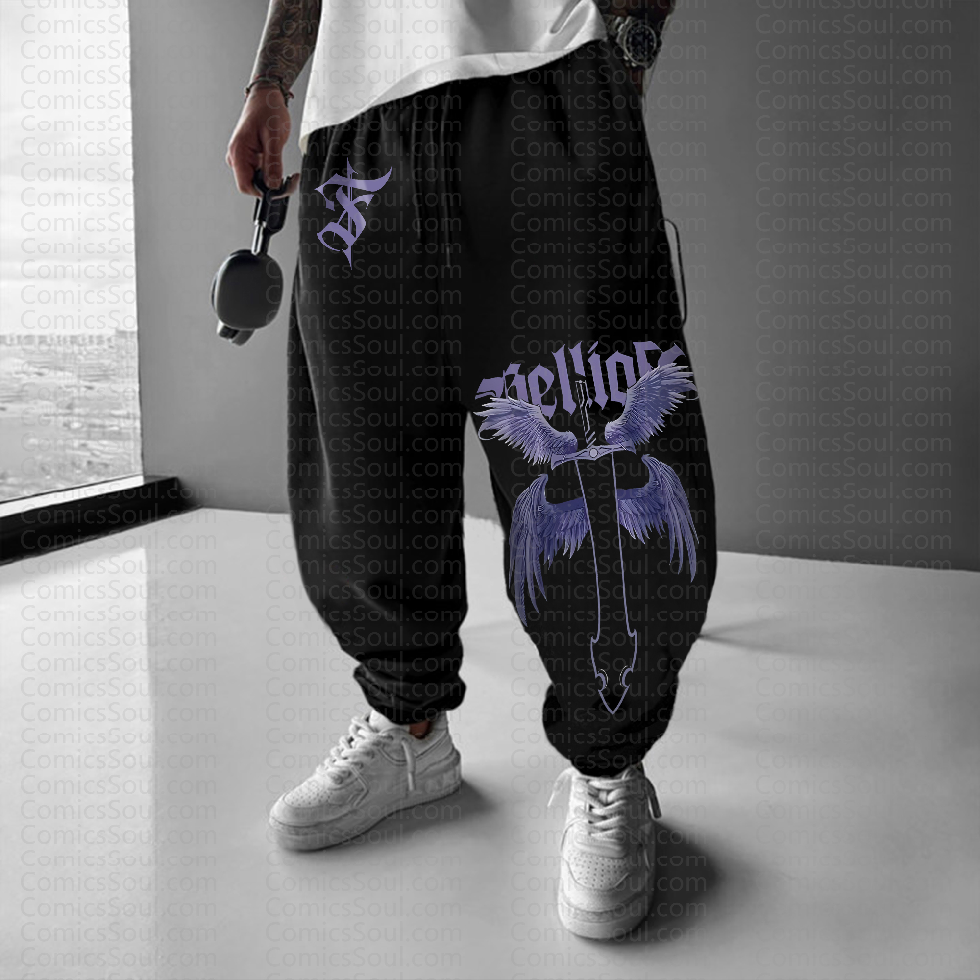 Unisex Anime Inspired Vintage Pants丨Comicssoul
