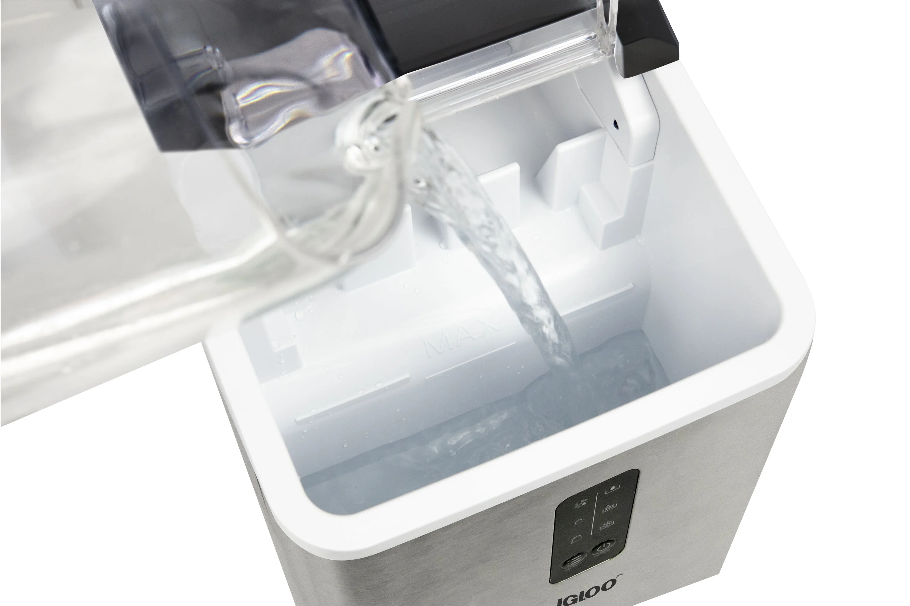 Igloo Automatic Ice Machine Self Cleaning Countertop Ice Maker for Water Bottle & Drinks, Aqua - Image 29