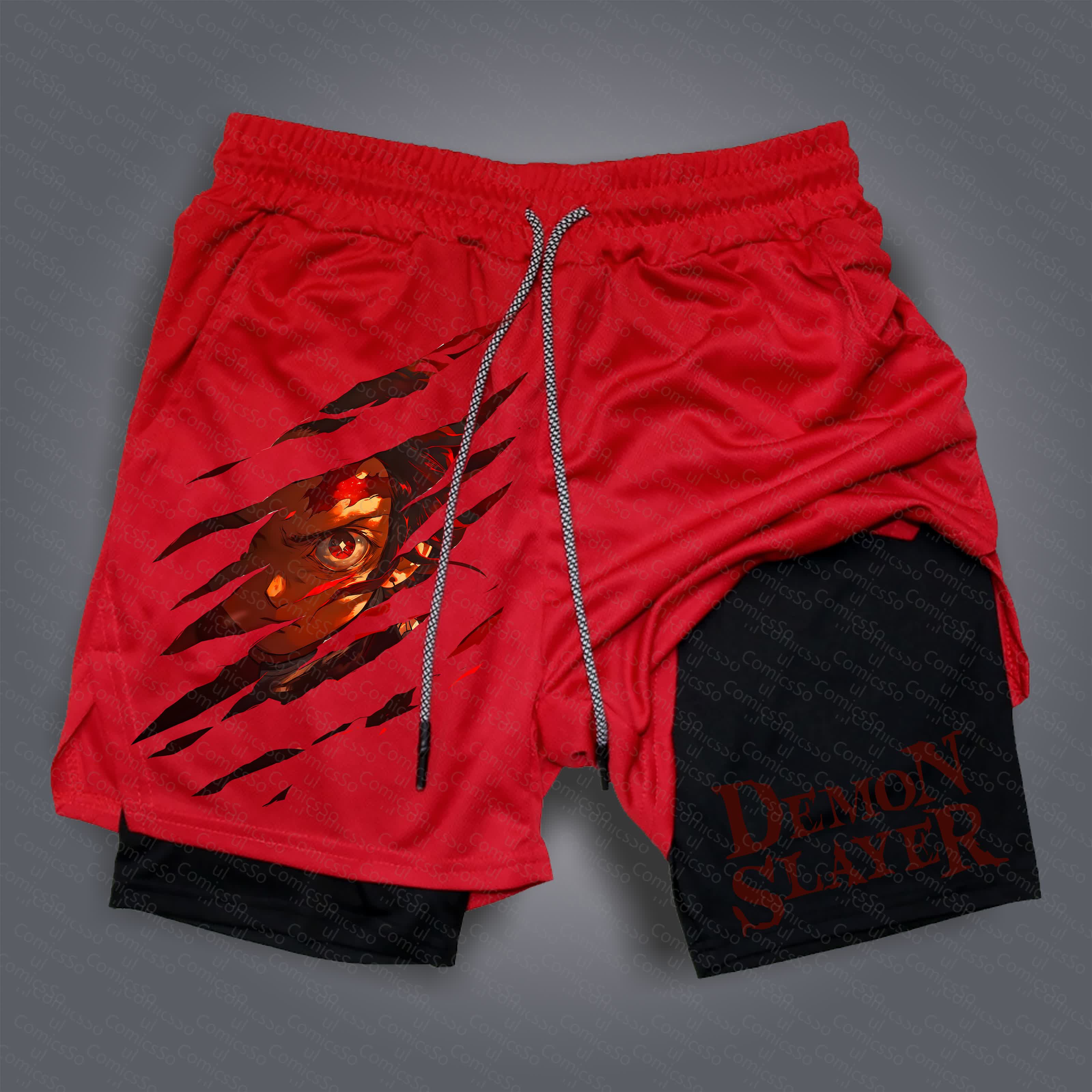 Unisex  “Comicssoul” Casual Anime Streetwear Shorts