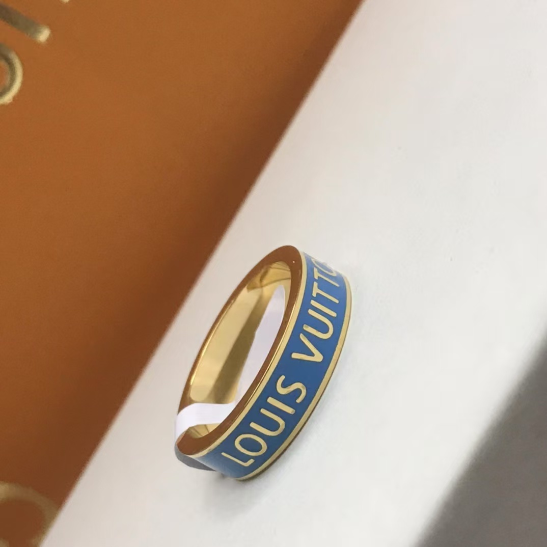 Louis Vuitton Letters Pattern Ring - Original Replica Club