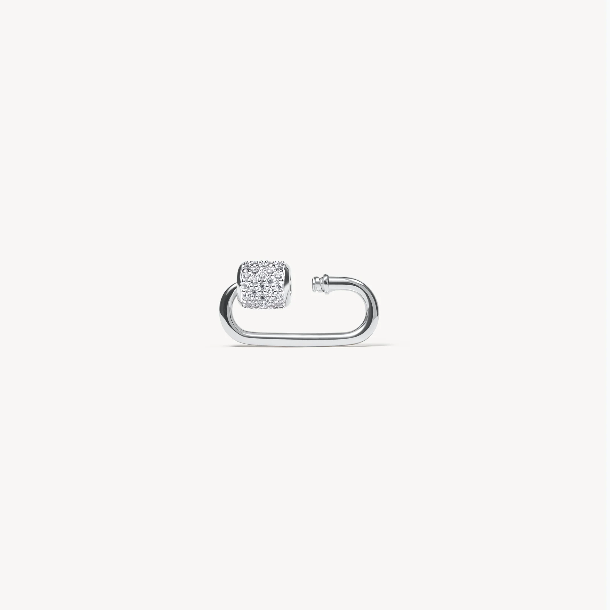 Carabiner Twist Link Charm Holder