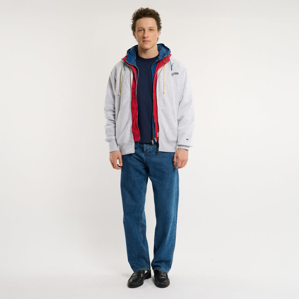 Merci x Champion - Sweat Full Zip Patch - Gris