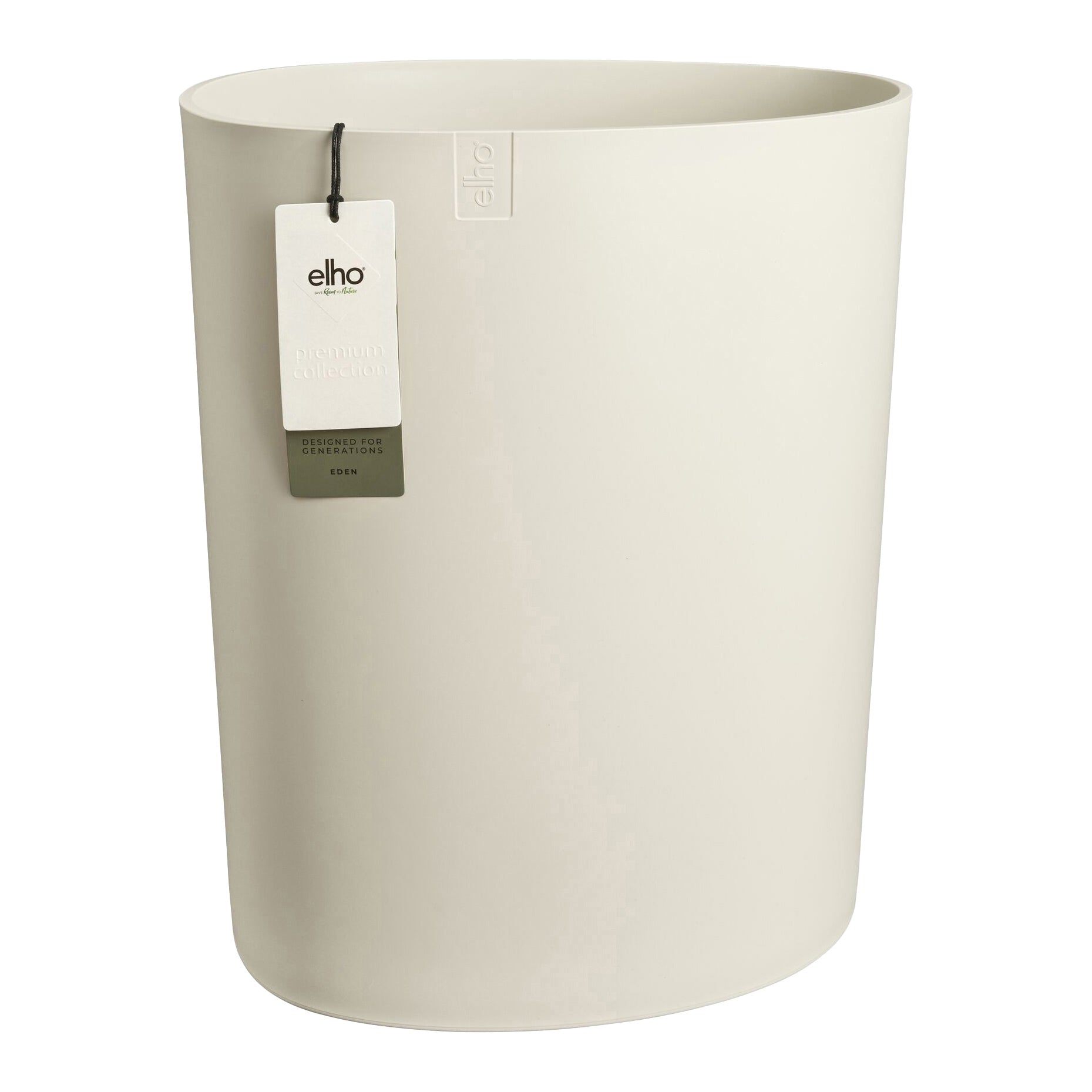 Elho Eden Aquacare High 40 - Linnen wit - L 43 x B x H 50 cm - Binnen