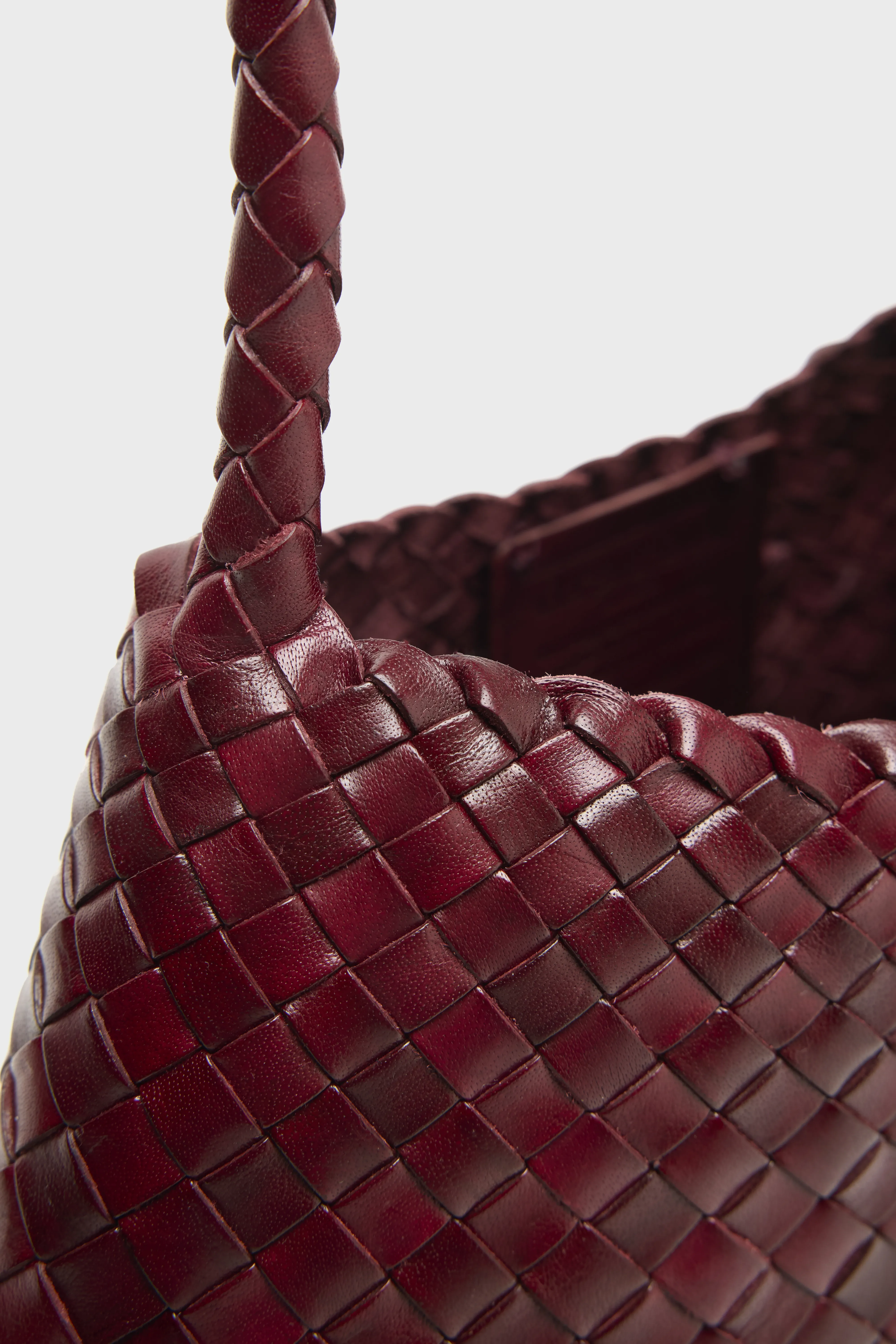 Bellerose Rosanna Bordo Woven Leather Bag  (251 / W / BORDEAUX)
