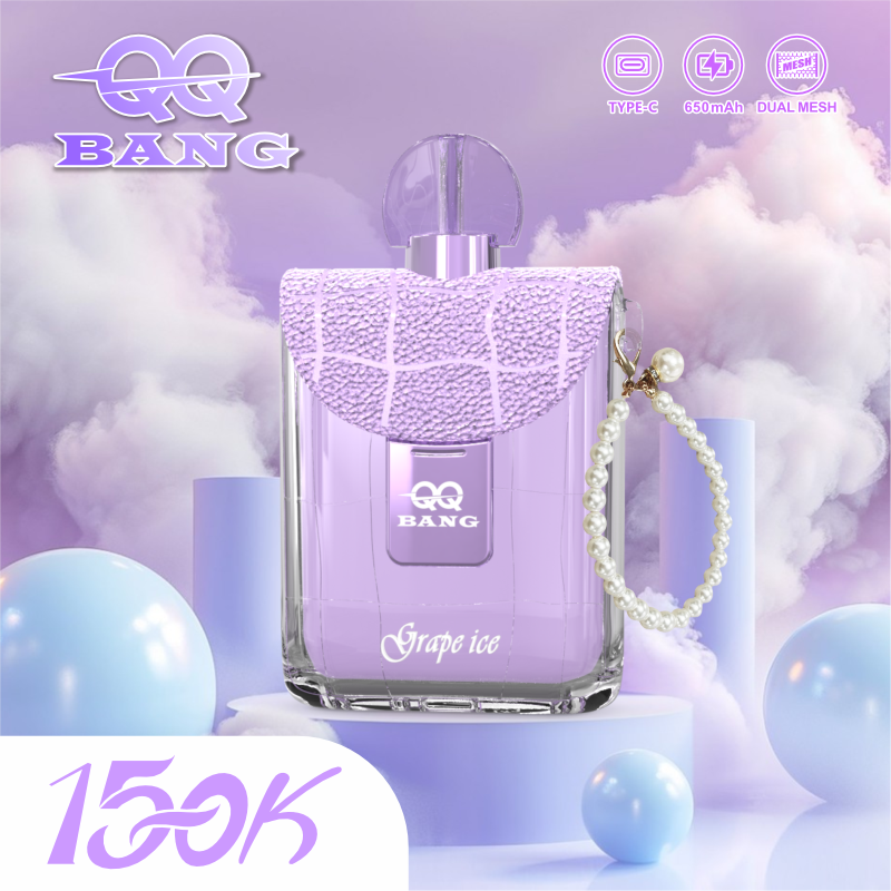 QQ Bang Perfume 150K Disposable Vape – 150,000 Puffs Single Flavor | Long-Lasting Modern Design