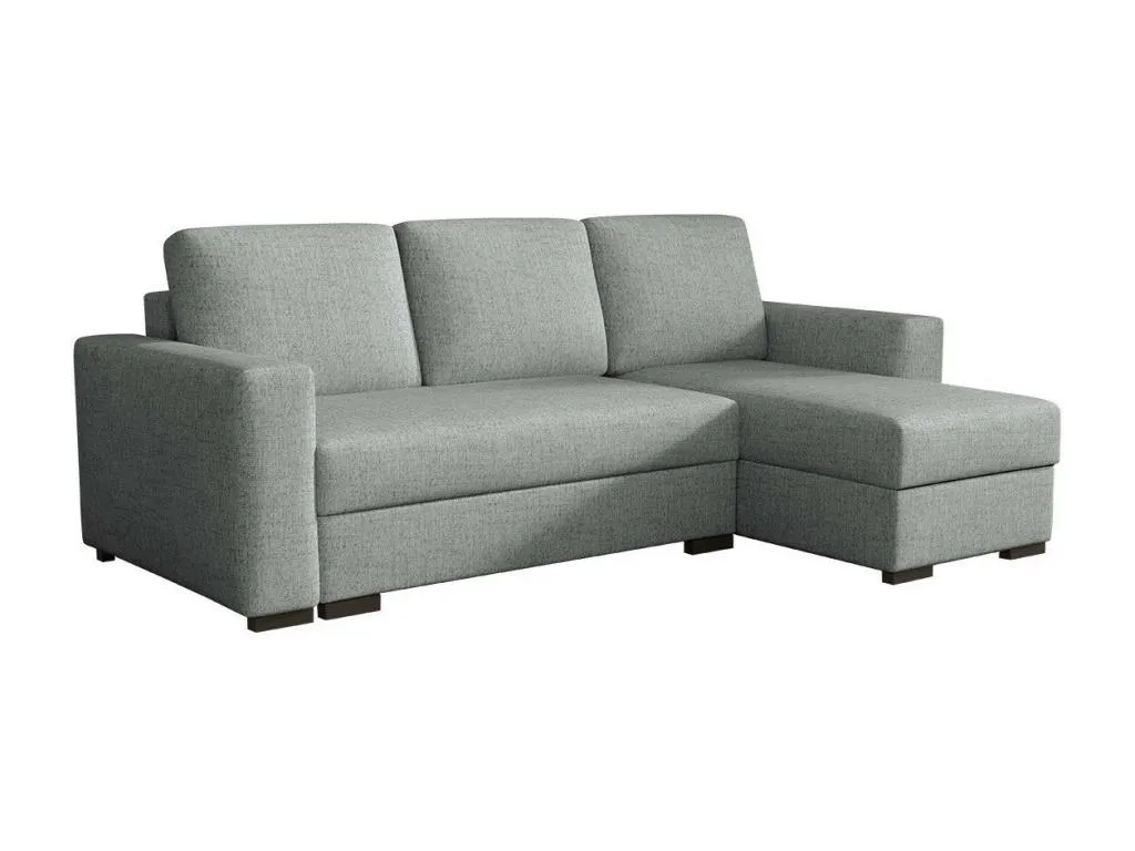 Sofá rinconero Boverdeco 187 Gris Función de descanso Caja de ropa de cama 242x155cm