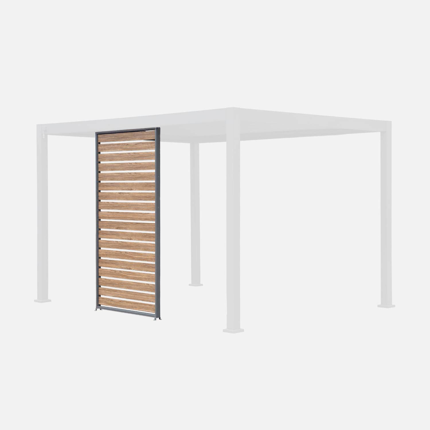 Triomphe persiana 1.3m - Persiana de aluminio efecto madera de 1.3m