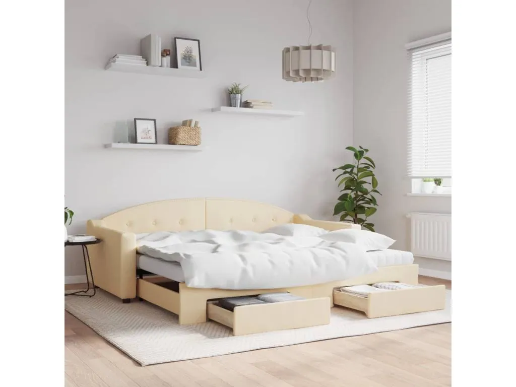 Cama box spring con colchón tela marrón oscuro 140x200 cm tko3519633