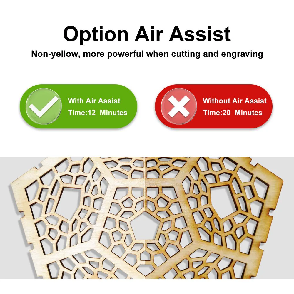 Air Assist Kits for RAY5 5W&10W Laser Engraver