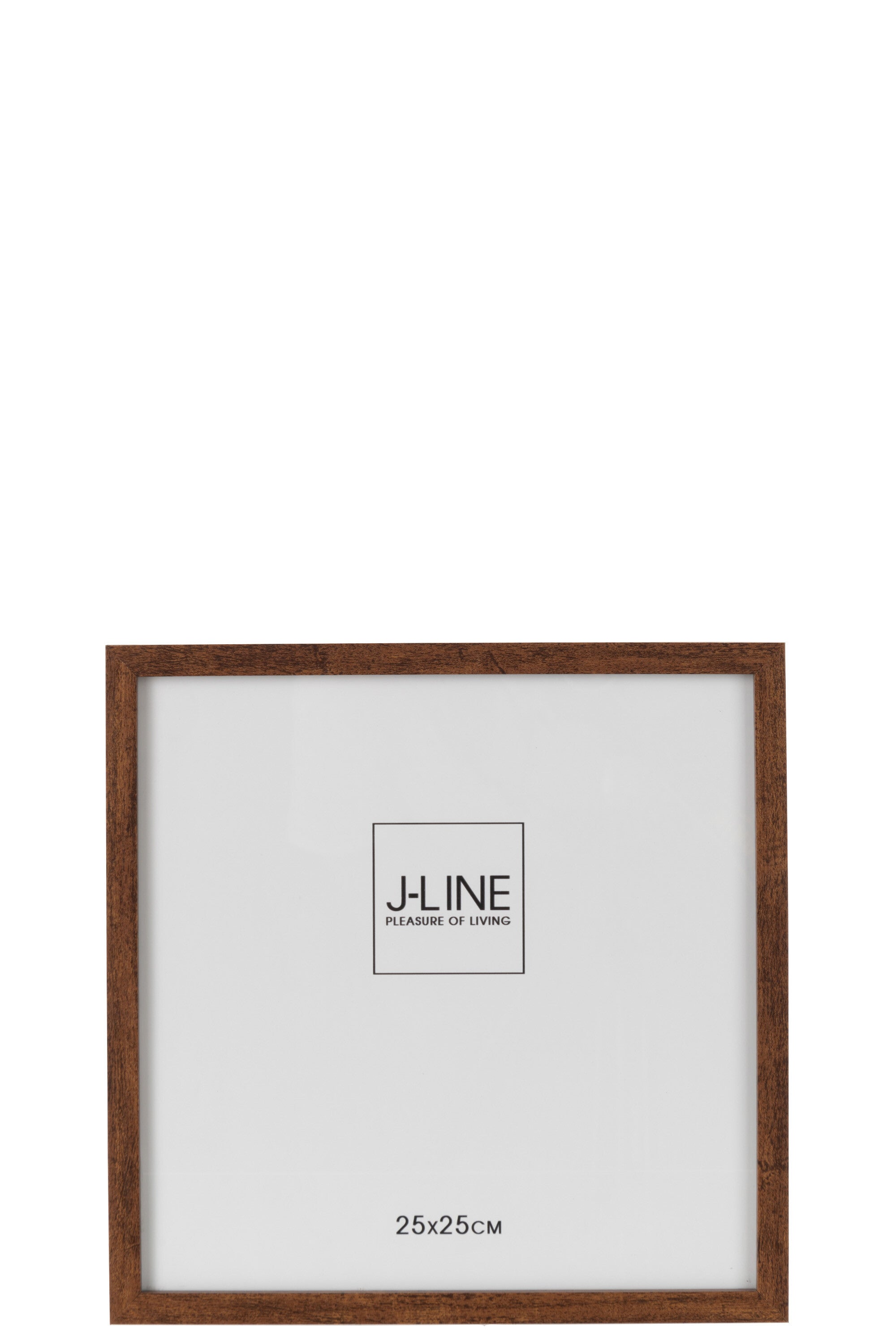 J-Line fotolijst Basic - hout - donkerbruin - large - 2 stuk