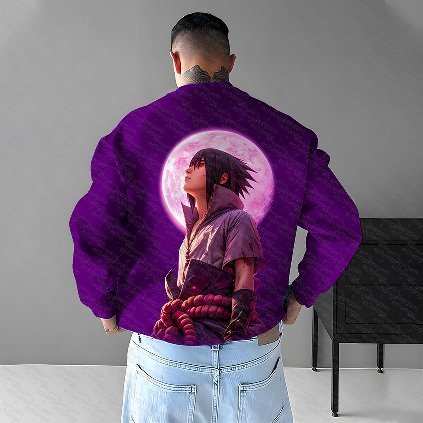 Unisex Anime Graphic Inspired Vintage Sweatshirt