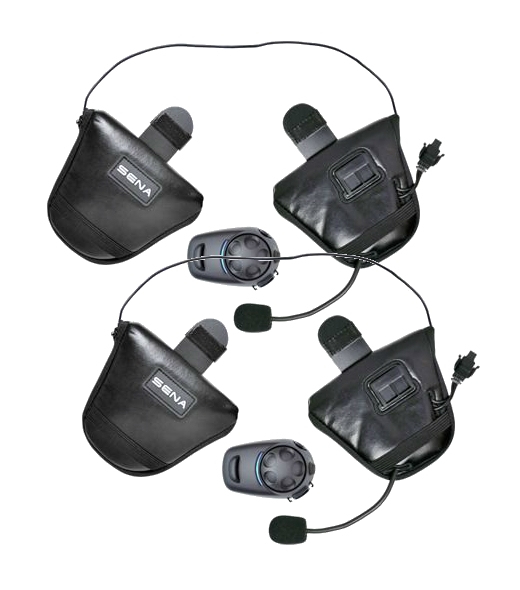 SportsBikeShop Sena SPH10H-FM Bluetooth Intercom With FM Tuner For Half- Dual Pack