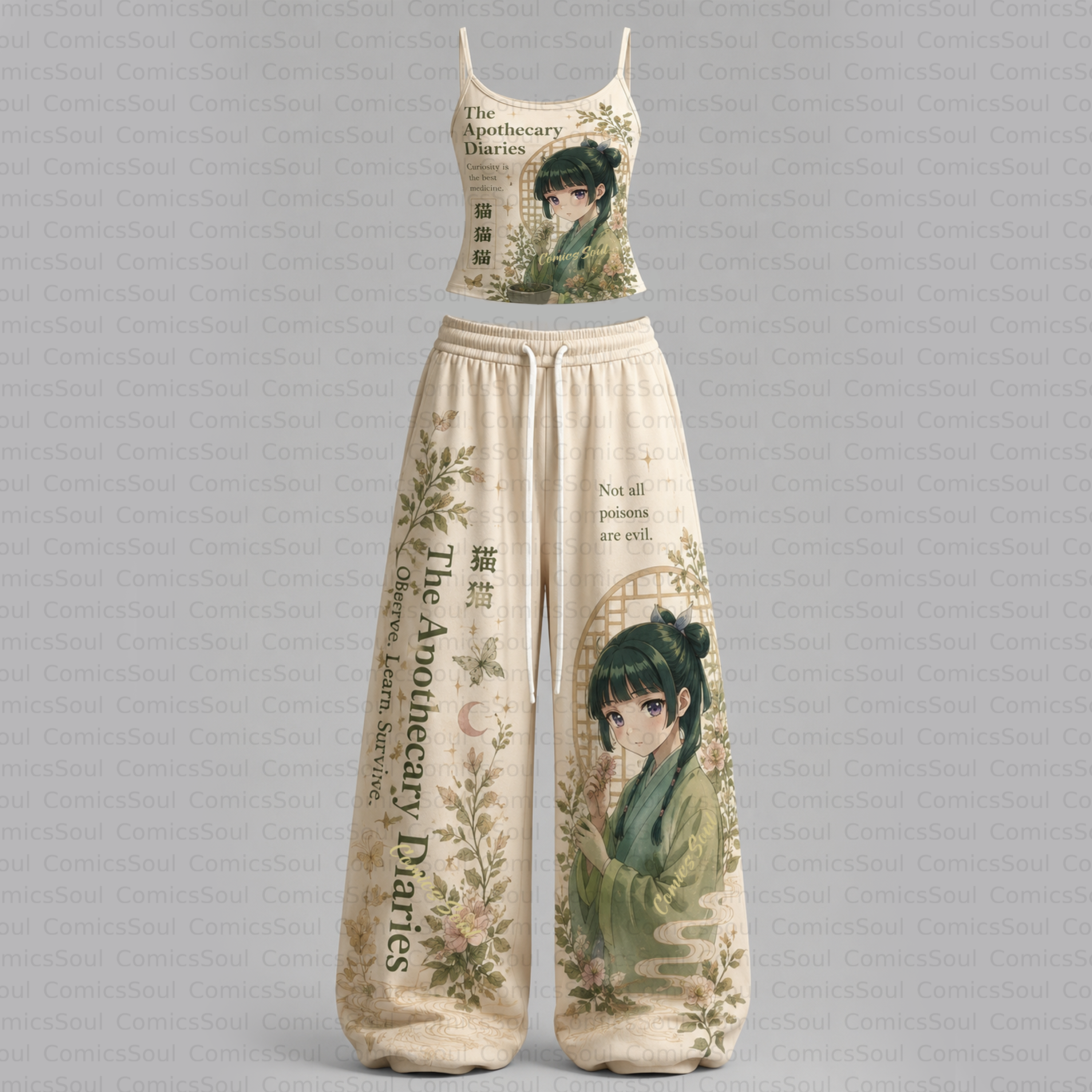 The Apothecary Diaries Top & Elasticated Trousers Two-Piece Set