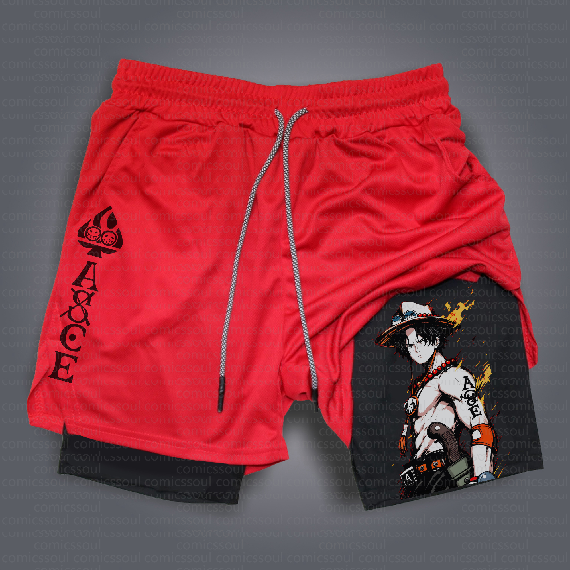 Unisex Casual Anime Streetwear Shorts 丨Comicssoul
