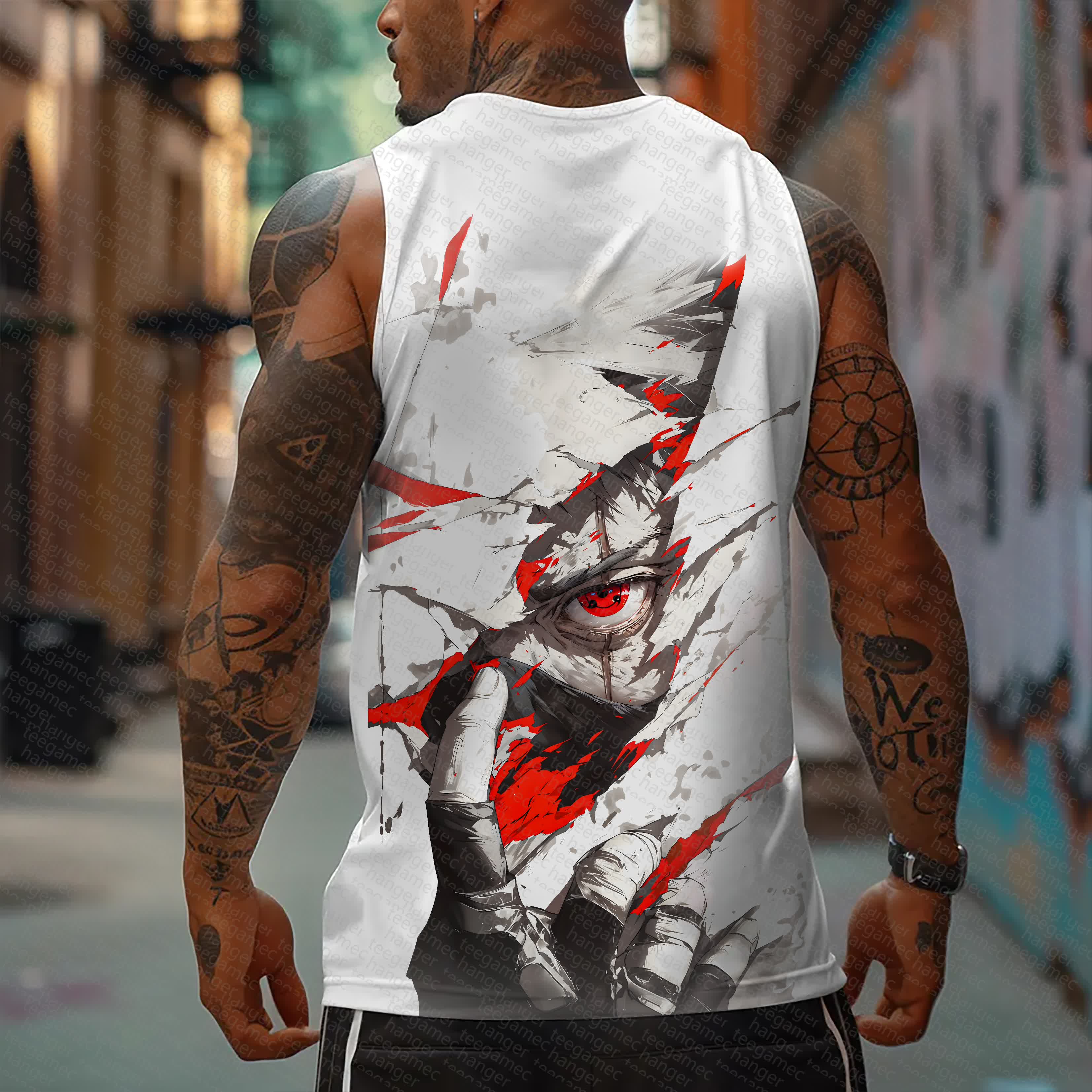 Unisex   Casual Anime  Tank Top