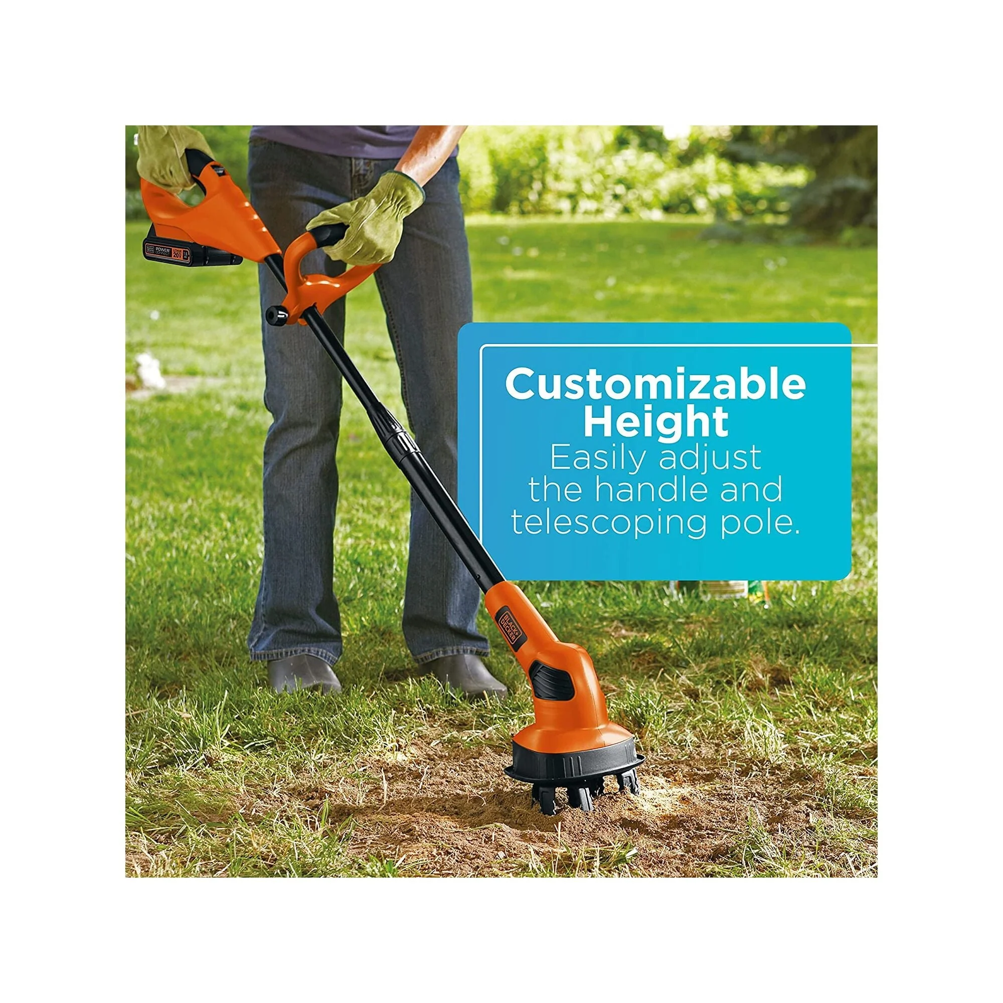 Black+Decker Lgc120 - 20V Max Lithium Garden Cultivator - Image 10