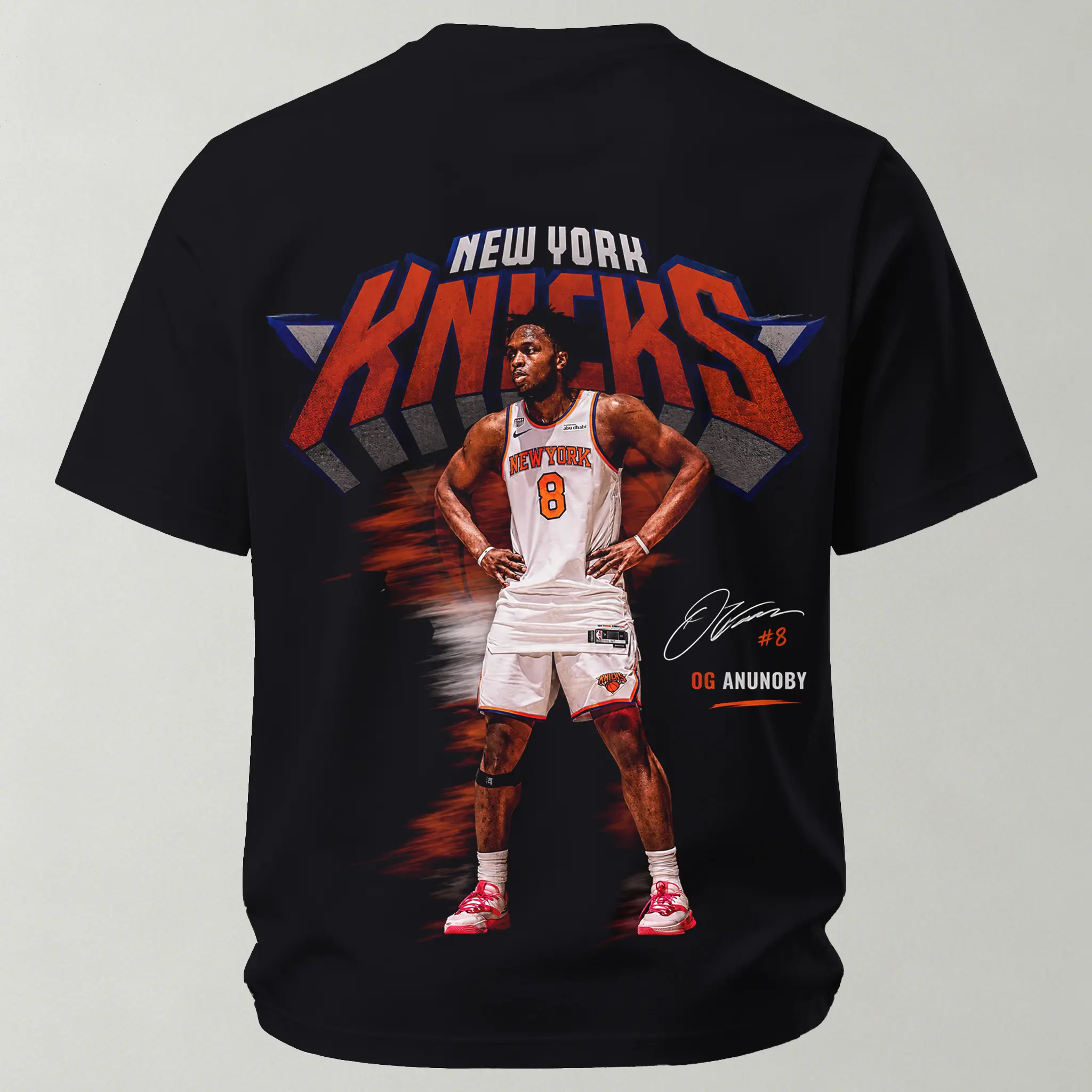 Hands-On-Hips Basketball Star Printed Unisex Oversized T-shirt