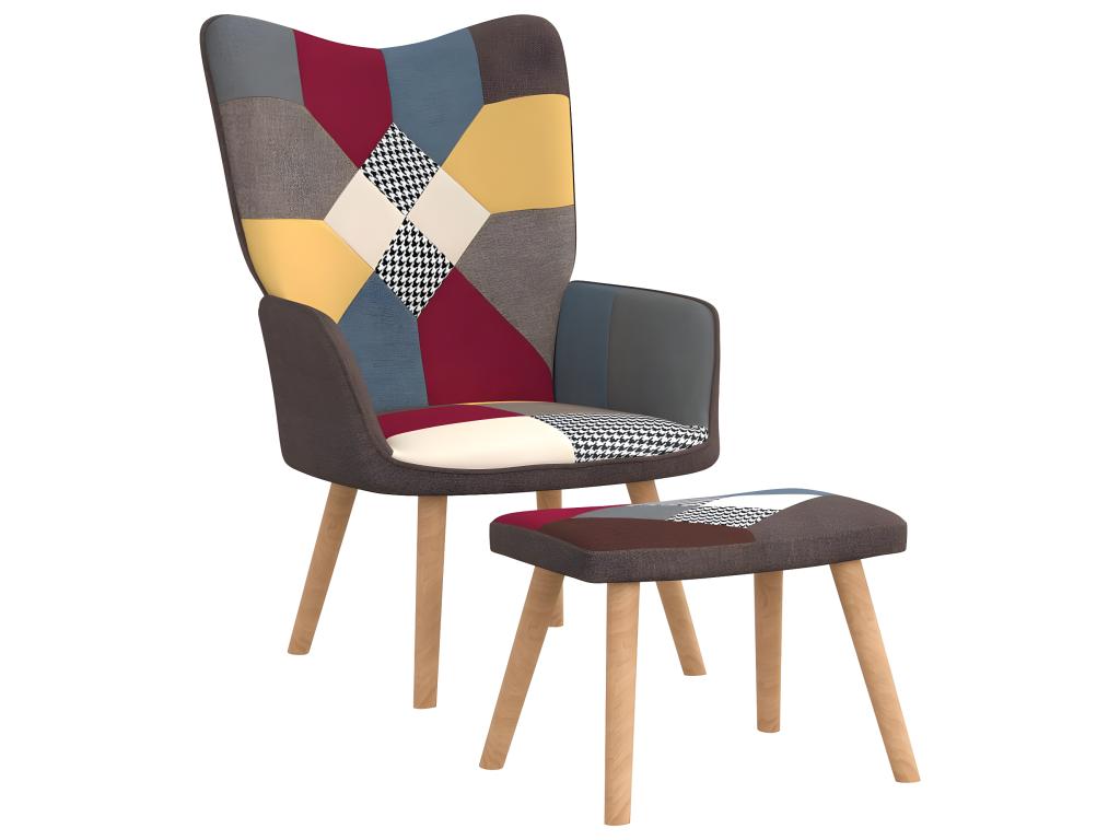 Sillón de relajación con reposapiés Confortzx Fabric