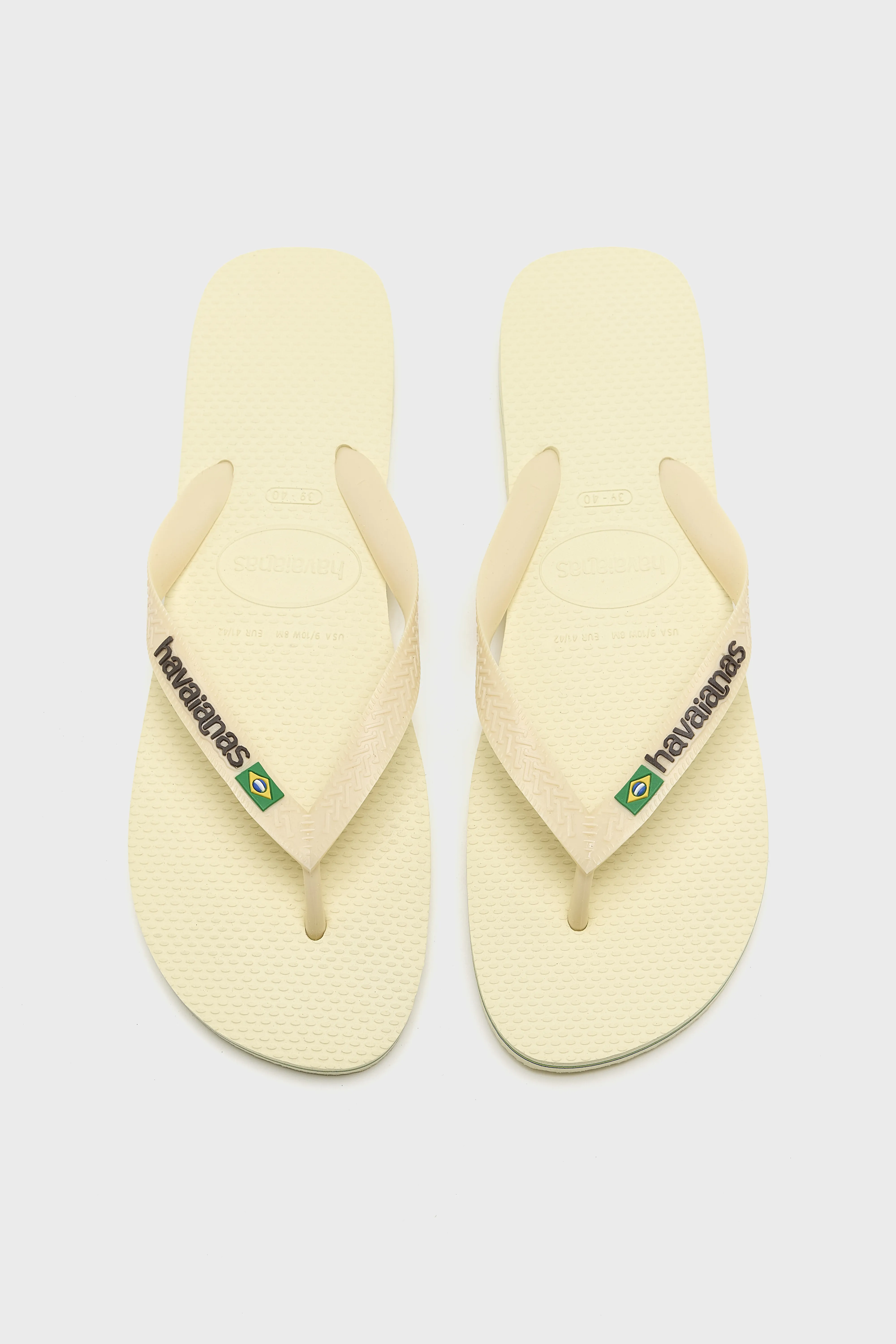 Bellerose Brazil Logo Flip Flops (261 / W / BUTTER)