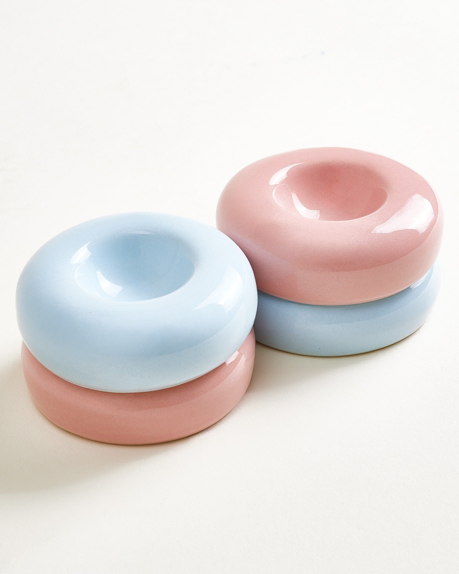 Seia Eierbecher rosa hellblau 4er-Set