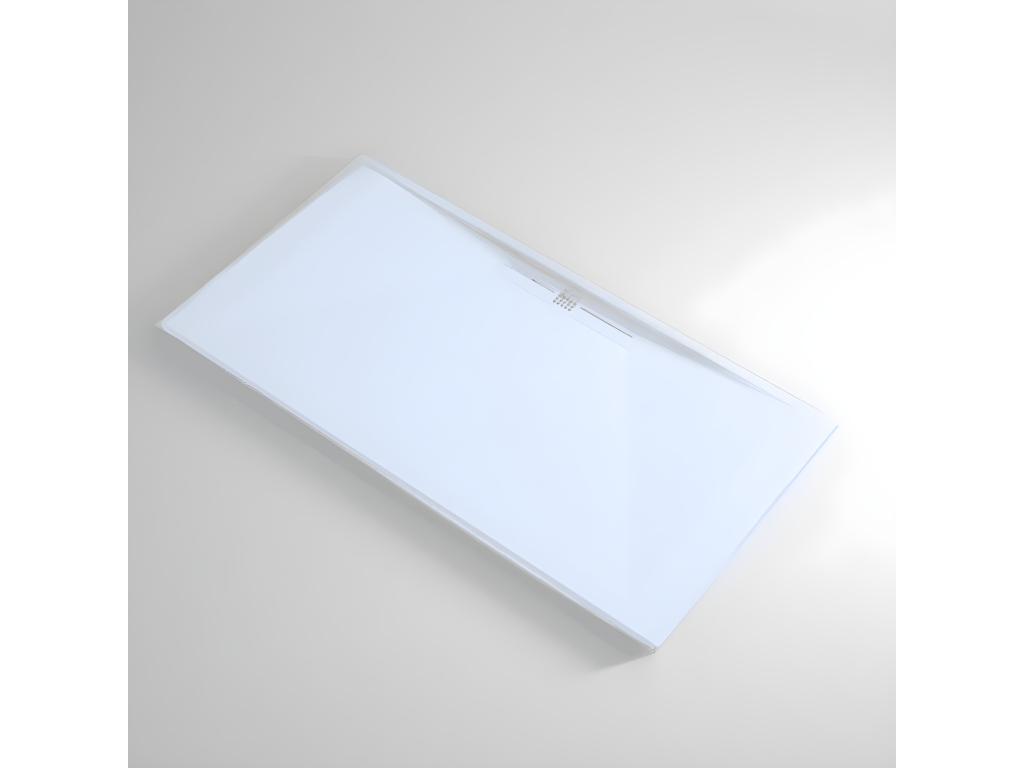 Plato de ducha pizarra EDIS Laocacasas 70x160 cm rejilla inox