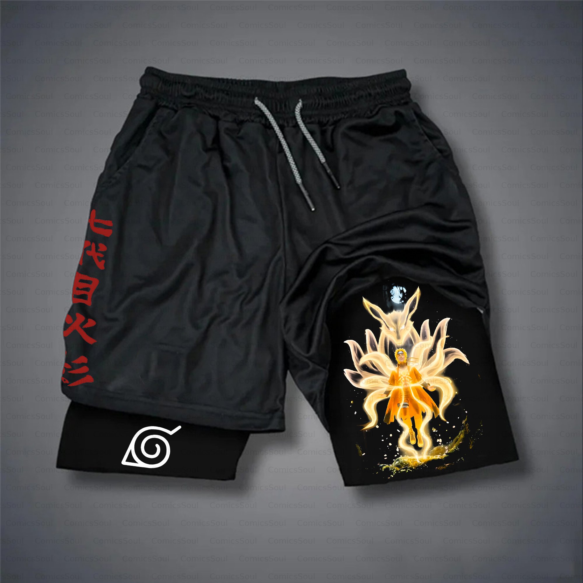 Unisex Casual Anime Streetwear Gym Shorts