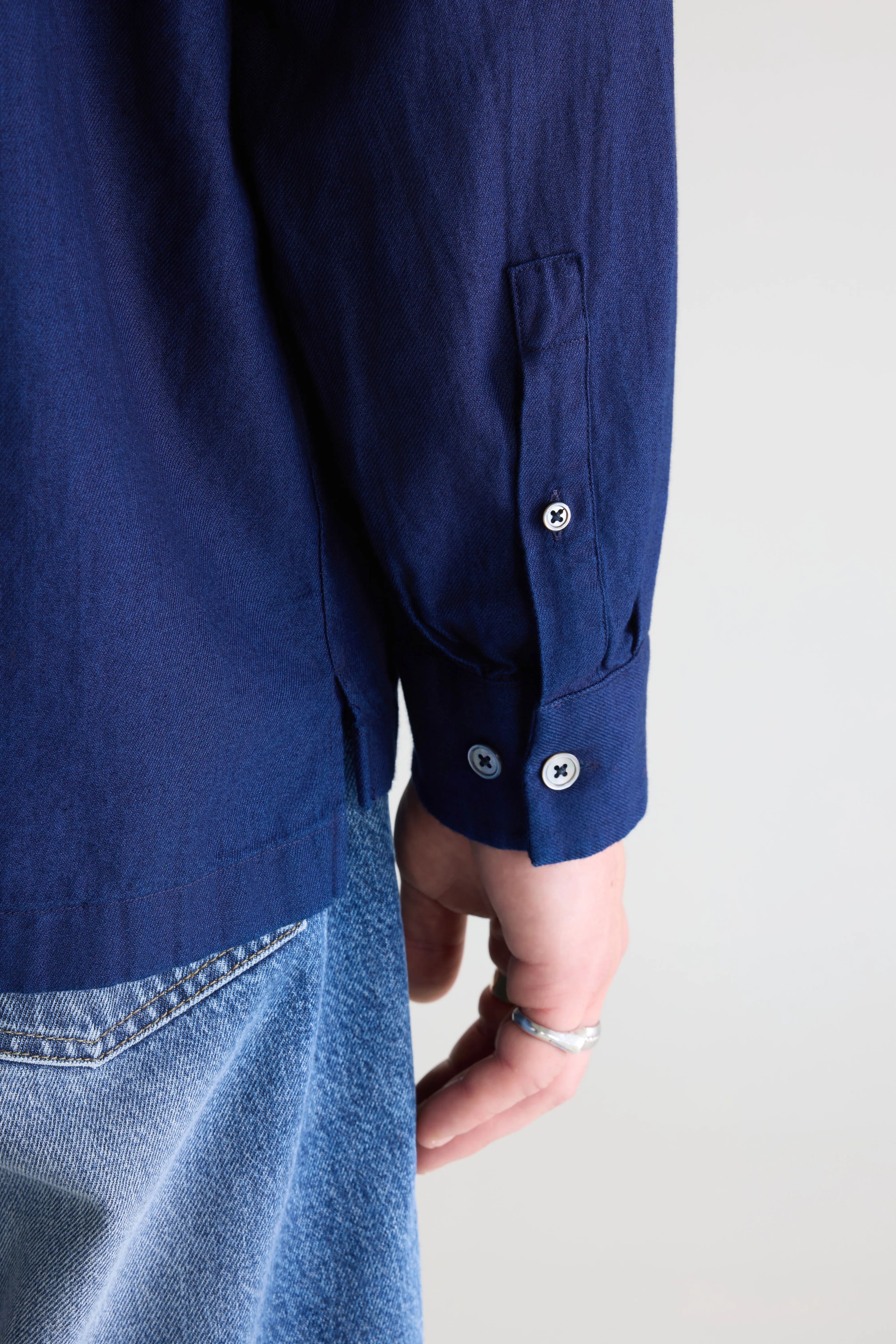 Bellerose Flip relaxed shirt (261 / M / INDIGO)