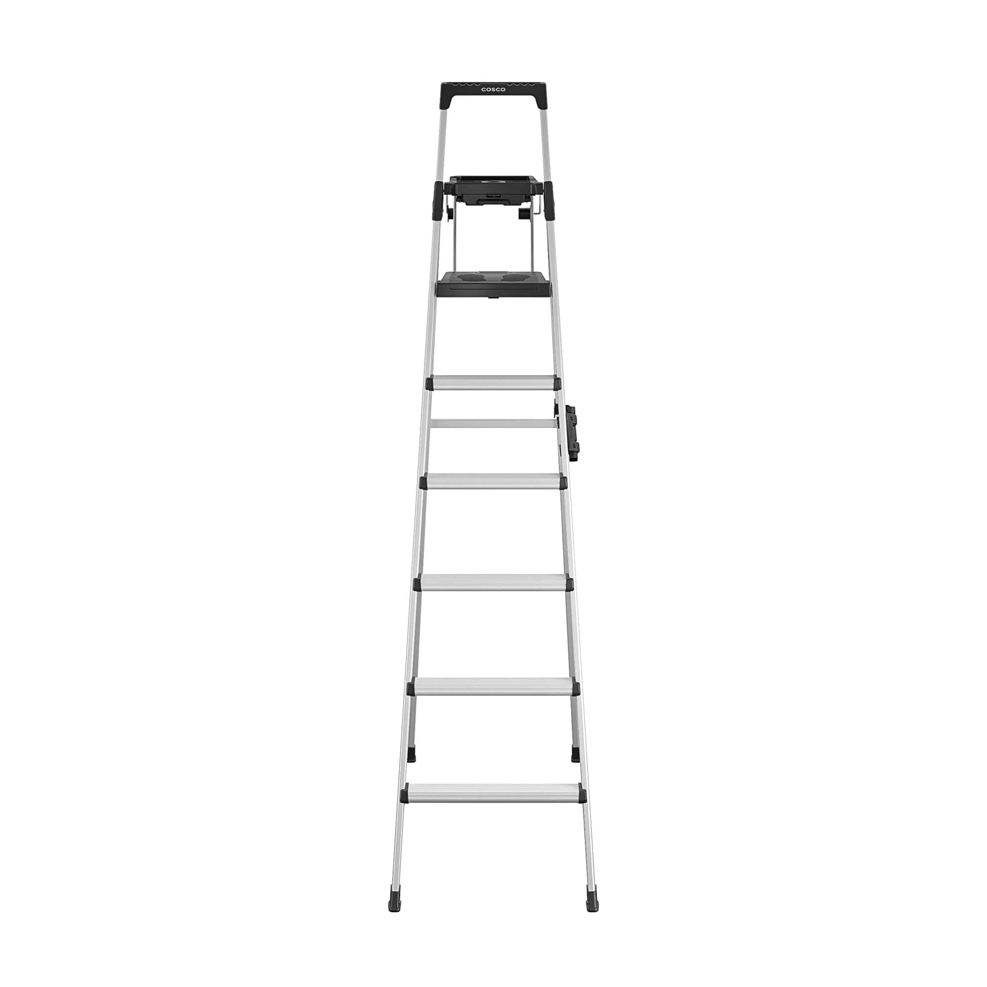 Cosco 8 Ft. Signature Series Aluminum Folding Step Ladder 300 Lb. Type IA (12 Ft. Max Reach) - Image 8