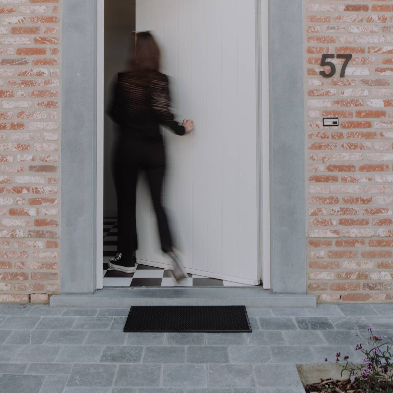 Mad About Mats Outdoor Buitenmat 39 x 69 cm - Zwart