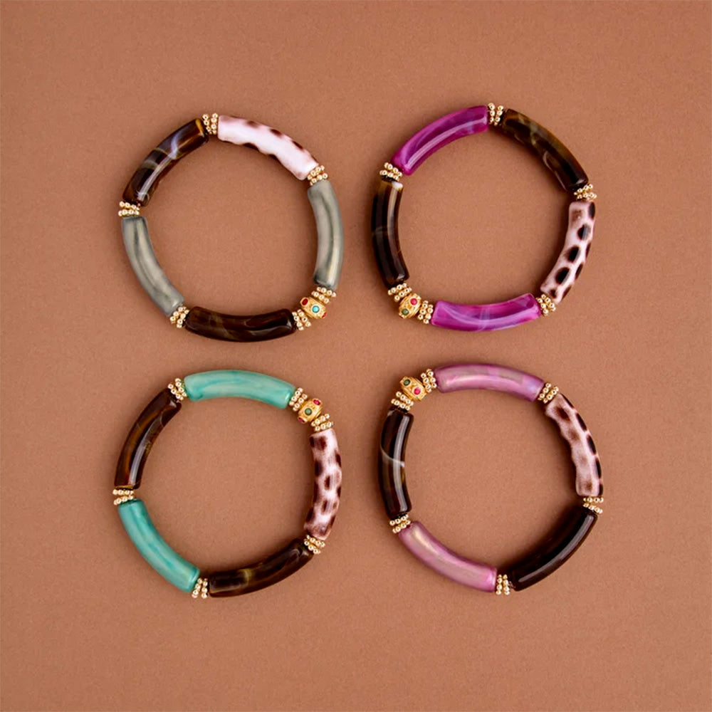 Juhu - Bracelet Juhu - Marron, Léo & Gris