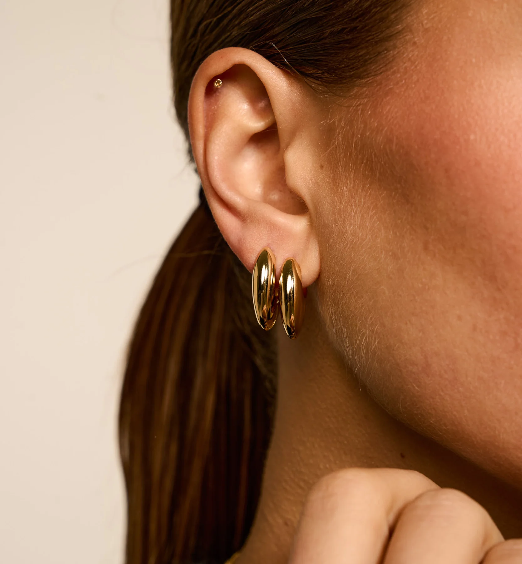 Chubby Hoop Earrings