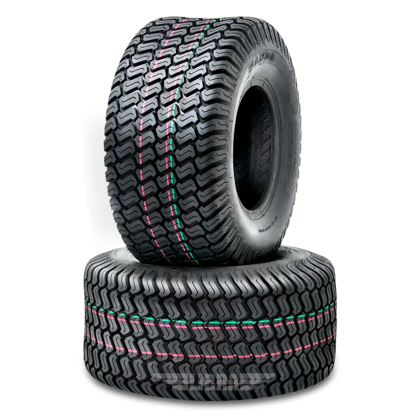 2 New WANDA 18x9.50 - 8 Lawn Mower Utility/ Golf Cart Turf Tires P332 - 13032