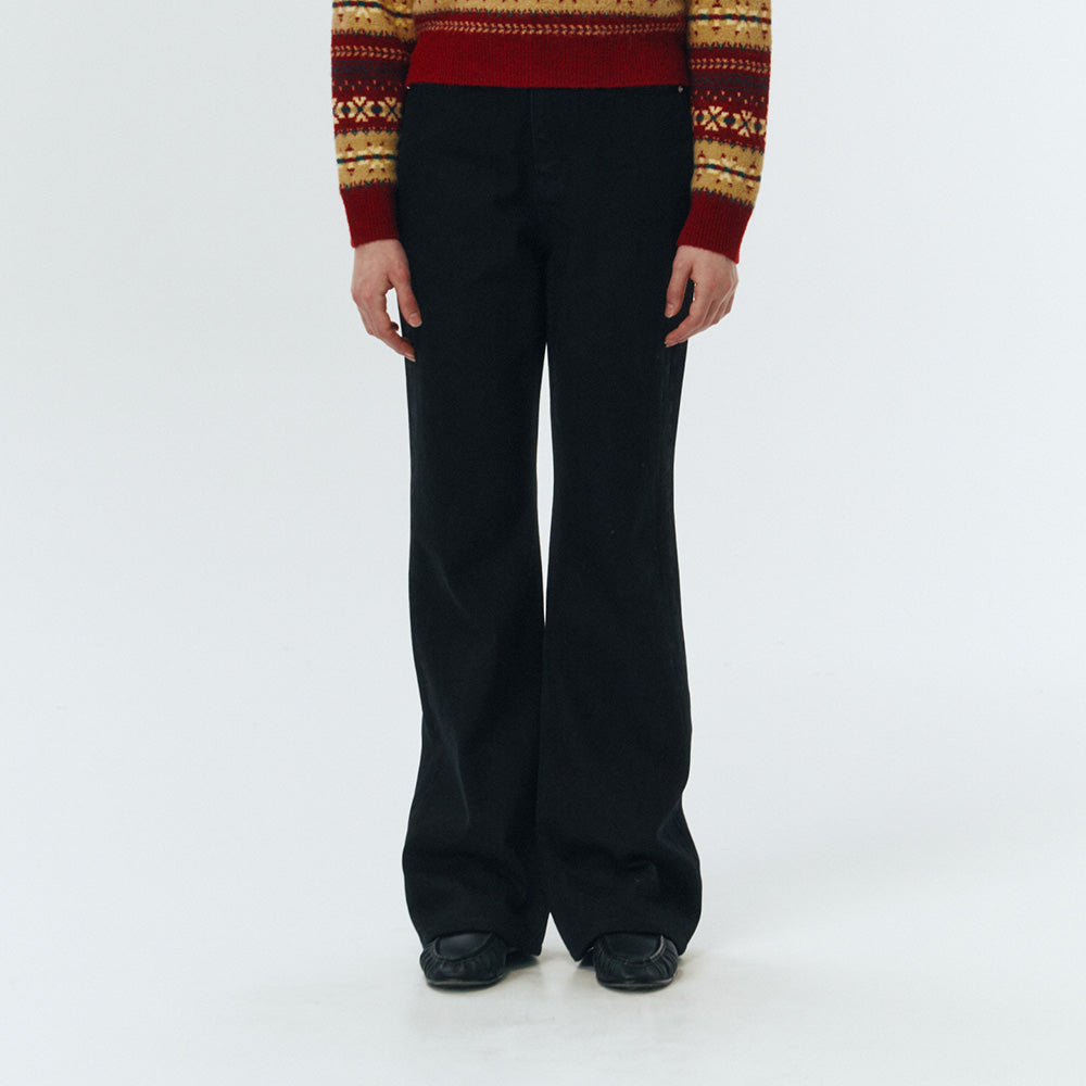 Dunst - Jeans Relaxed Flare - Noir Whashed