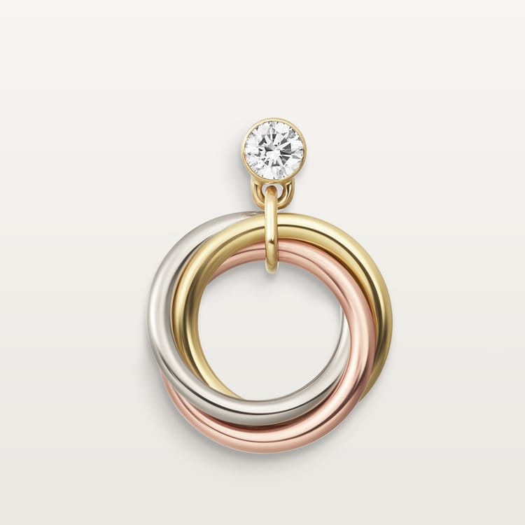 Replicate Trinity earrings, brilliant-cut diamonds(1:1 replica) - Original Replica Club