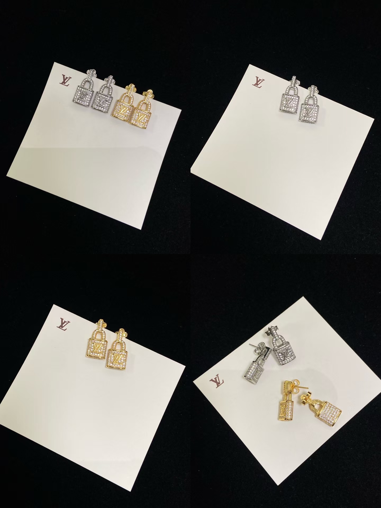 Louis Vuitton Lock Earrings - Original Replica Club