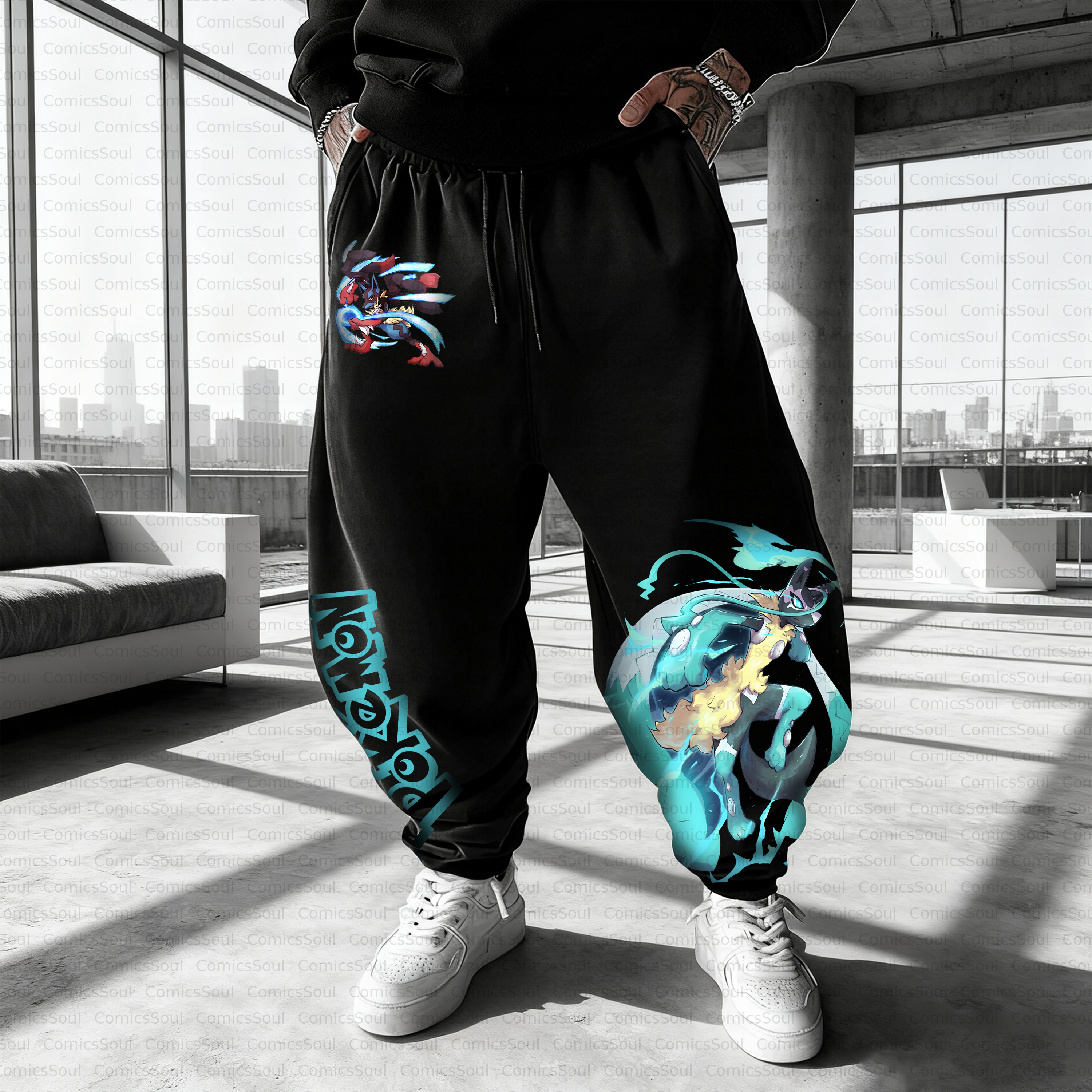 Unisex Casual Anime Streetwear Pant