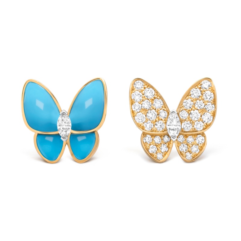 Replicate Two Butterfly earrings(1:1 replica) - Original Replica Club