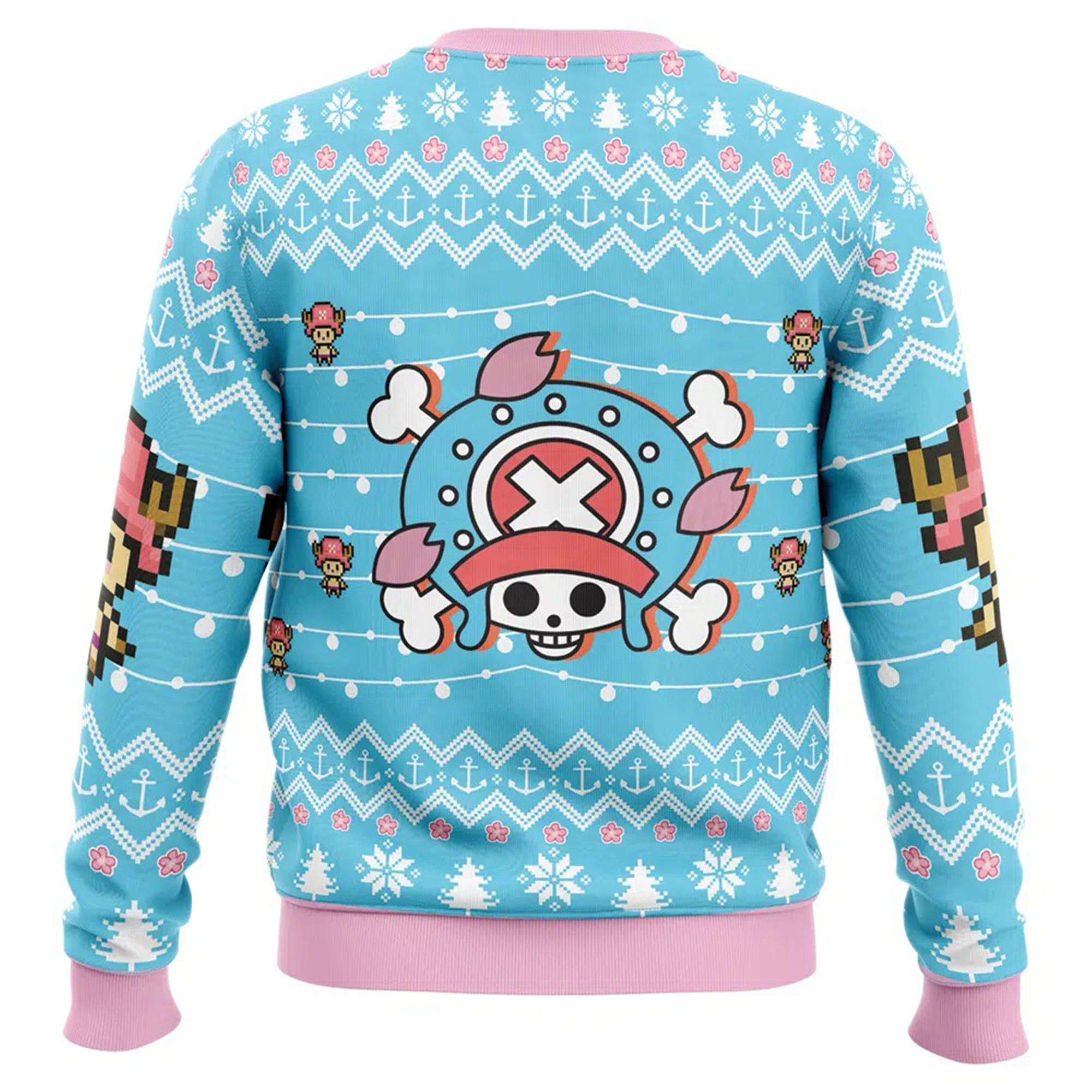 Unisex Anime Ugly Christmas Sweater TeeThreads Sustain the Scene with Custom Apparel