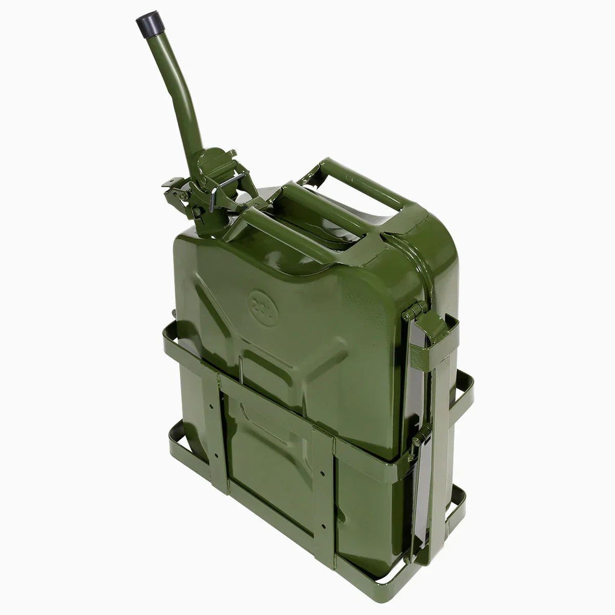 Green Steel Jerry Fuel Can - 20L (5-Gallons)