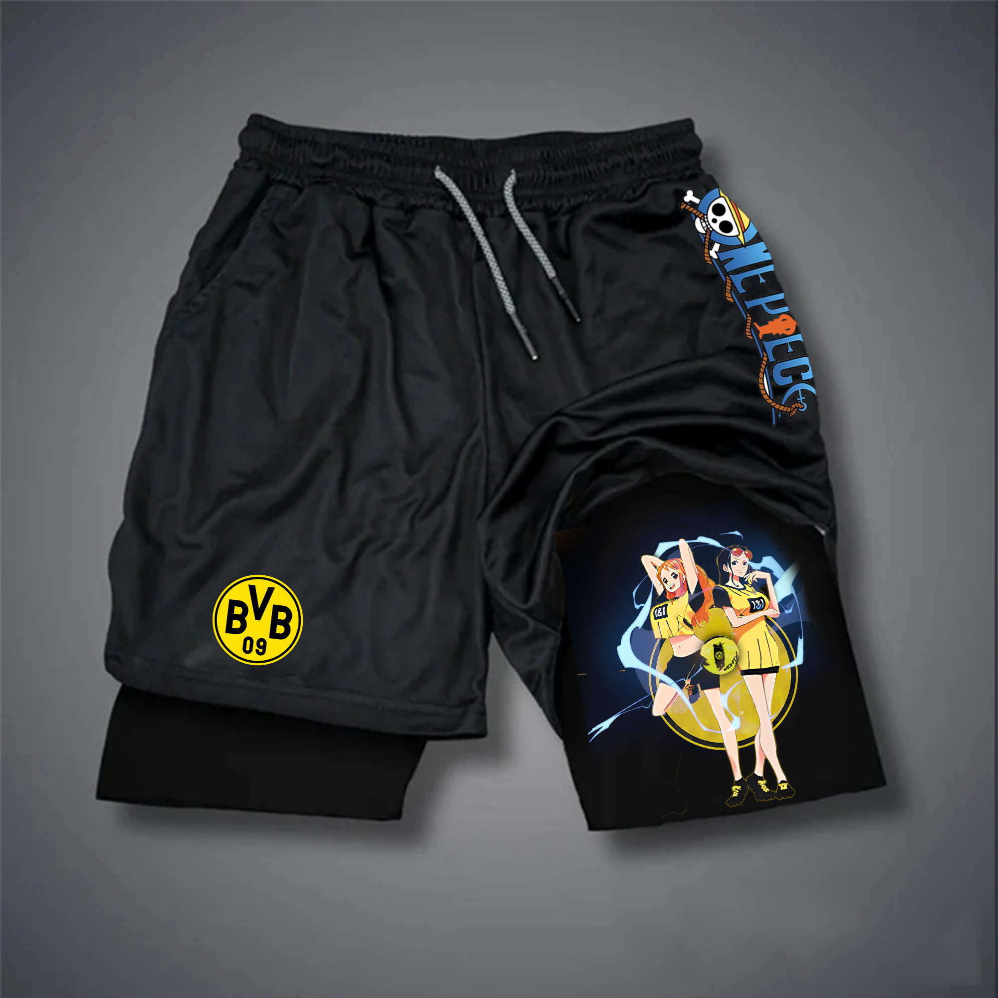 Unisex Vintage  Shorts | Borussia Dortmund x Comicssoul