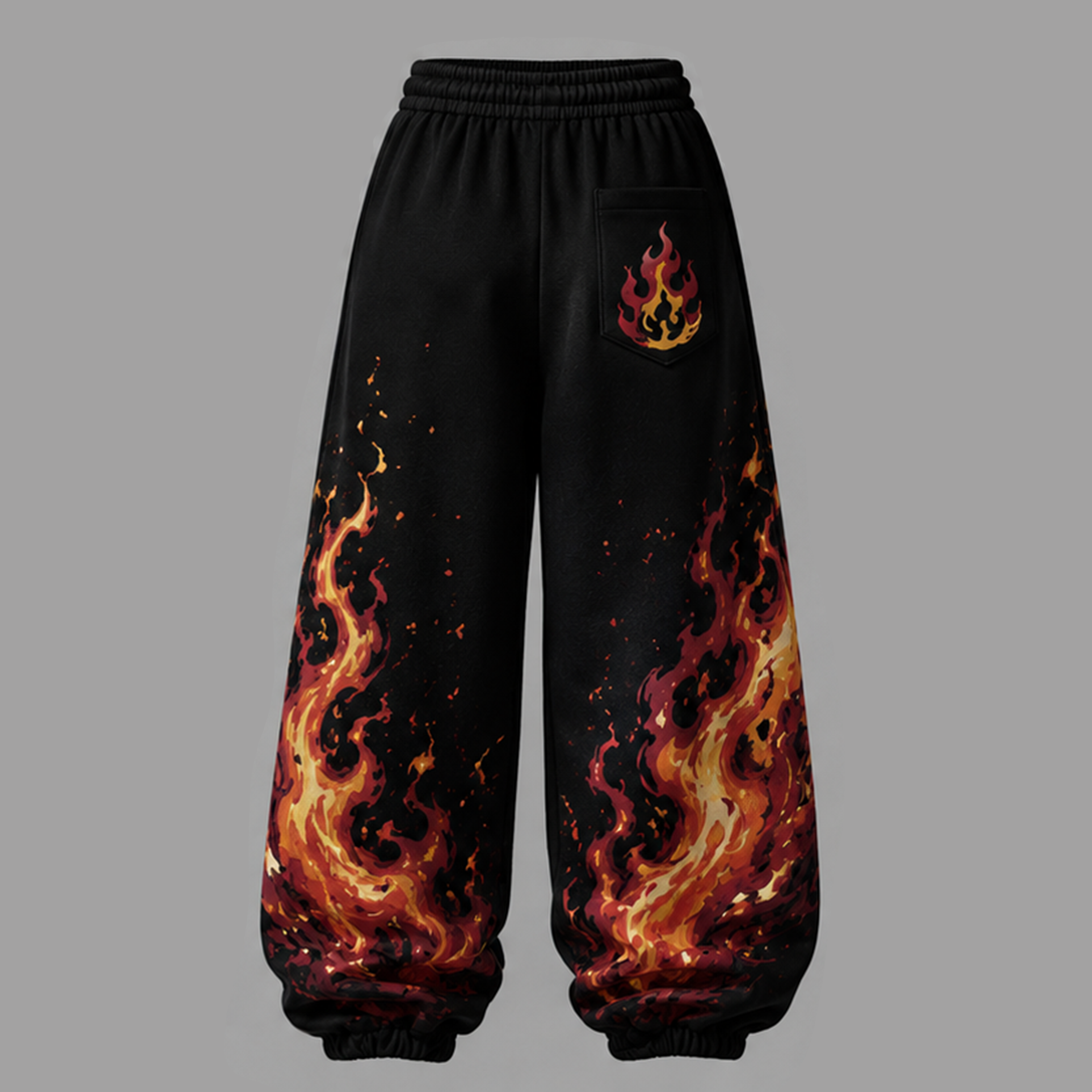 Demon Slayer Cropped Long Sleeve Hoodie & High Waist Jogger Pants Two Piece TeeThreads Sustain the Scene with Custom Apparel
