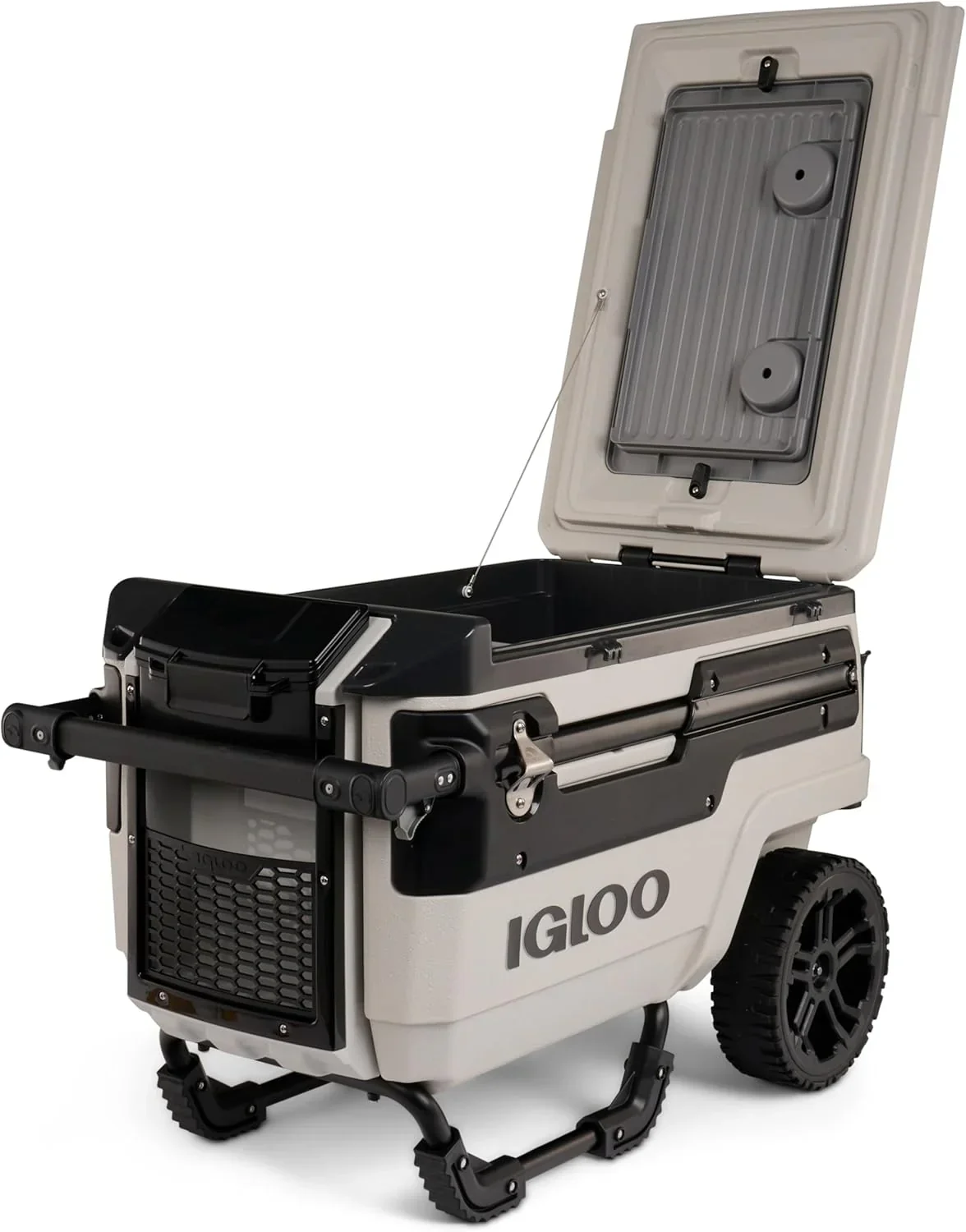 70Qt Wheeled Cooler Insulated Hard Shell Ice Chest