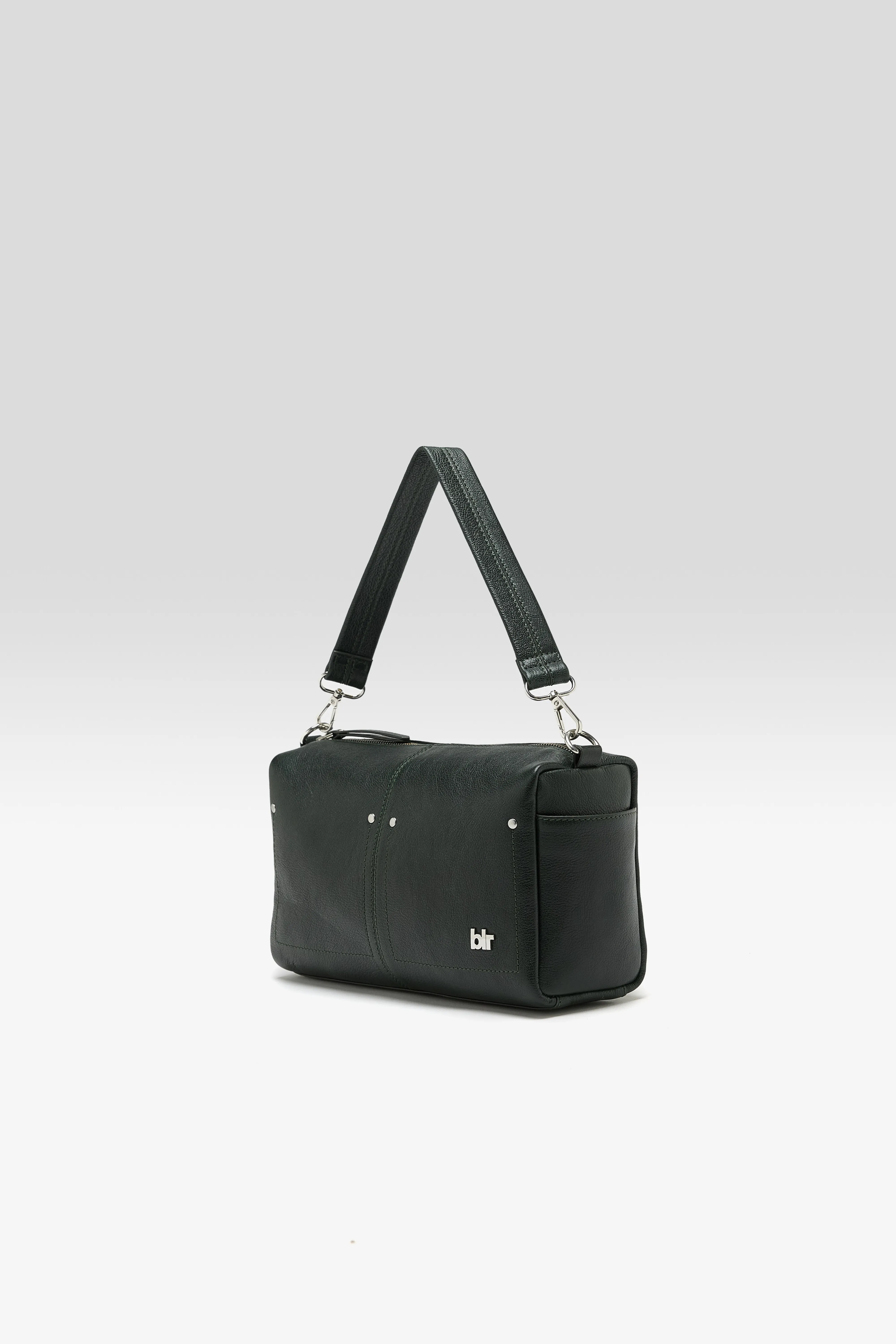 Bellerose Duol leather handbag (261 / W / BOTTLE)