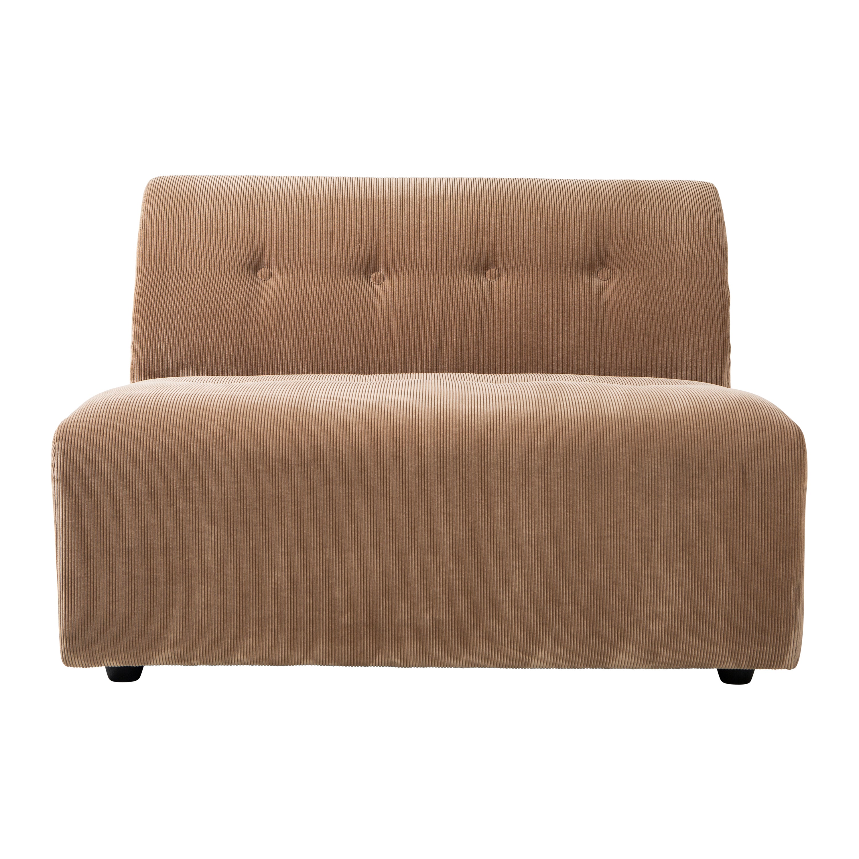 HKliving Vint Bank Element - 1,5-zitsbank Middenstuk - Corduroy Rib -