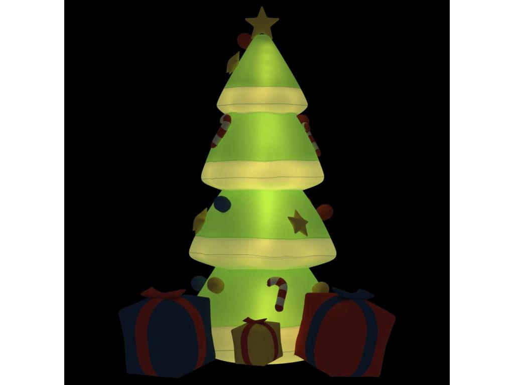 Árbol de Navidad hinchable con LED 240 cm