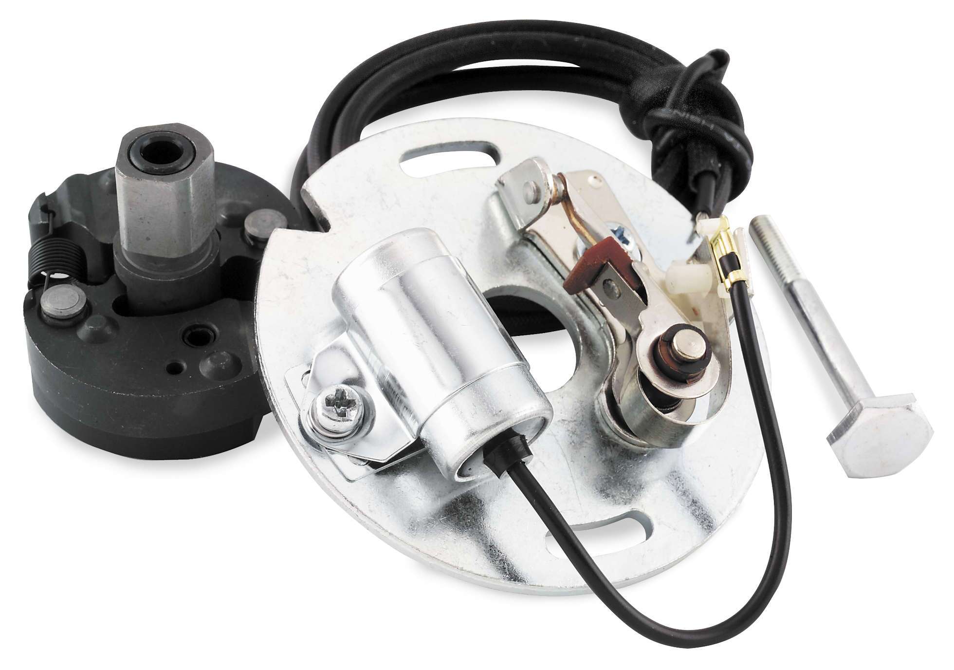 SportsBikeShop Twin Power Advance Unit And Point Plate Components For Harley 1970-1978