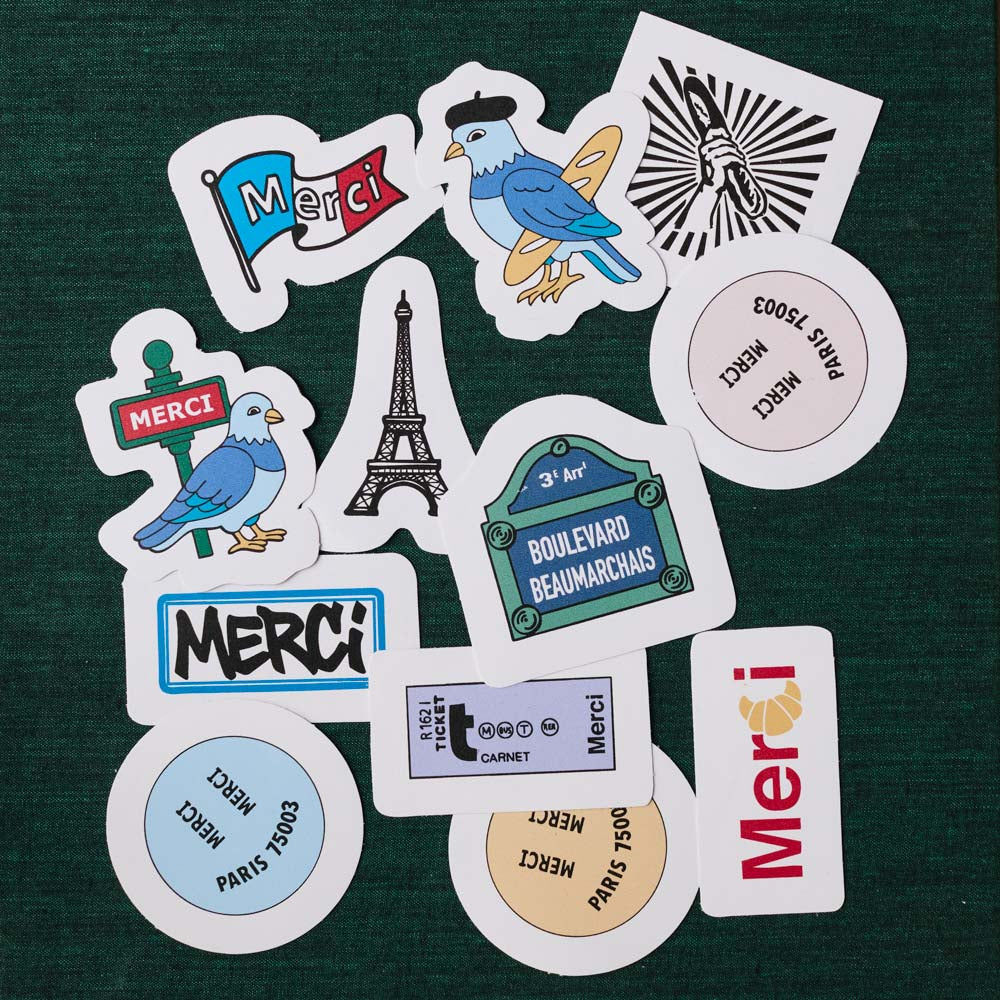 Stickers Merci - Paris