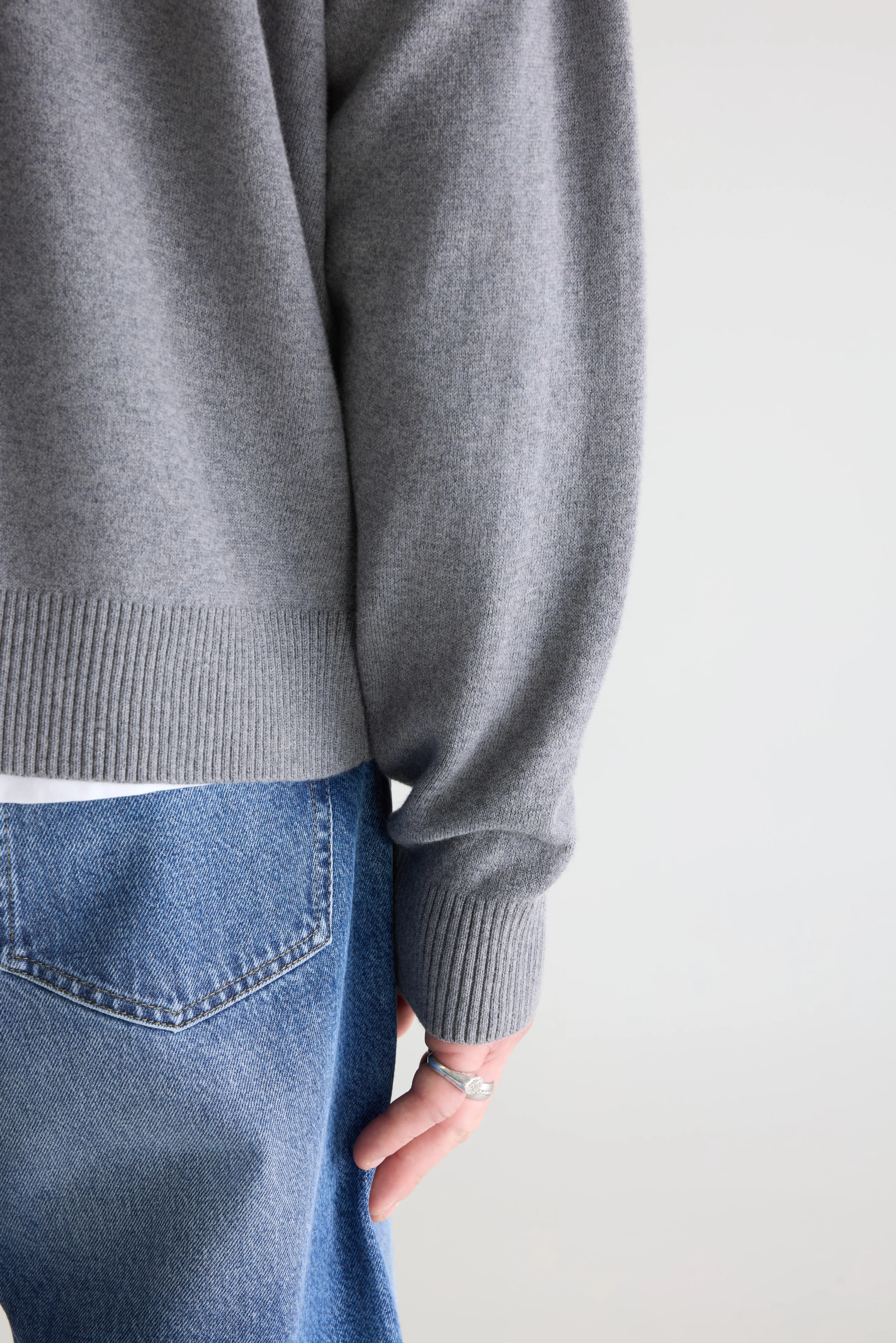 Bellerose Geobo polo neck sweater (261 / M / MID GREY)