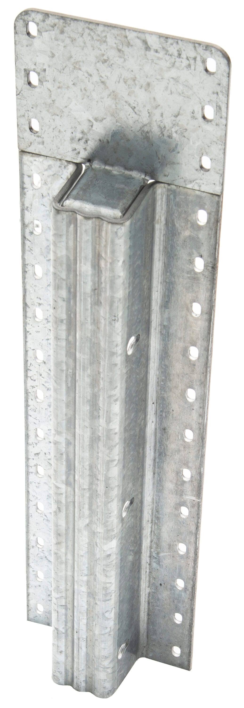 Lifetime Steel Post - 7'6 Galvanized Post with Clear Powdercoat Finish-Instock(7 ft. 6 in)