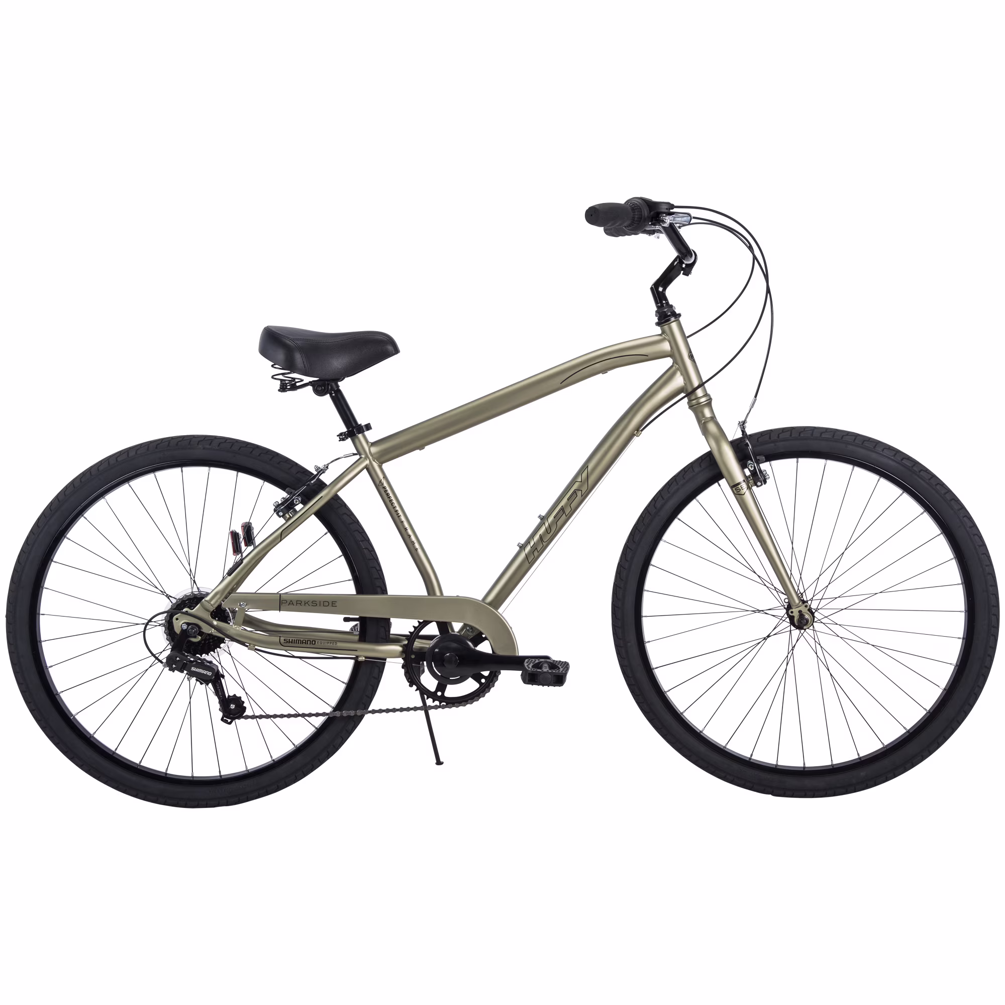 Huffy 27.5" Parkside Comfort Bike, Fits Riders 5'0"+, Sage Green, Adult, Men'S(Green)